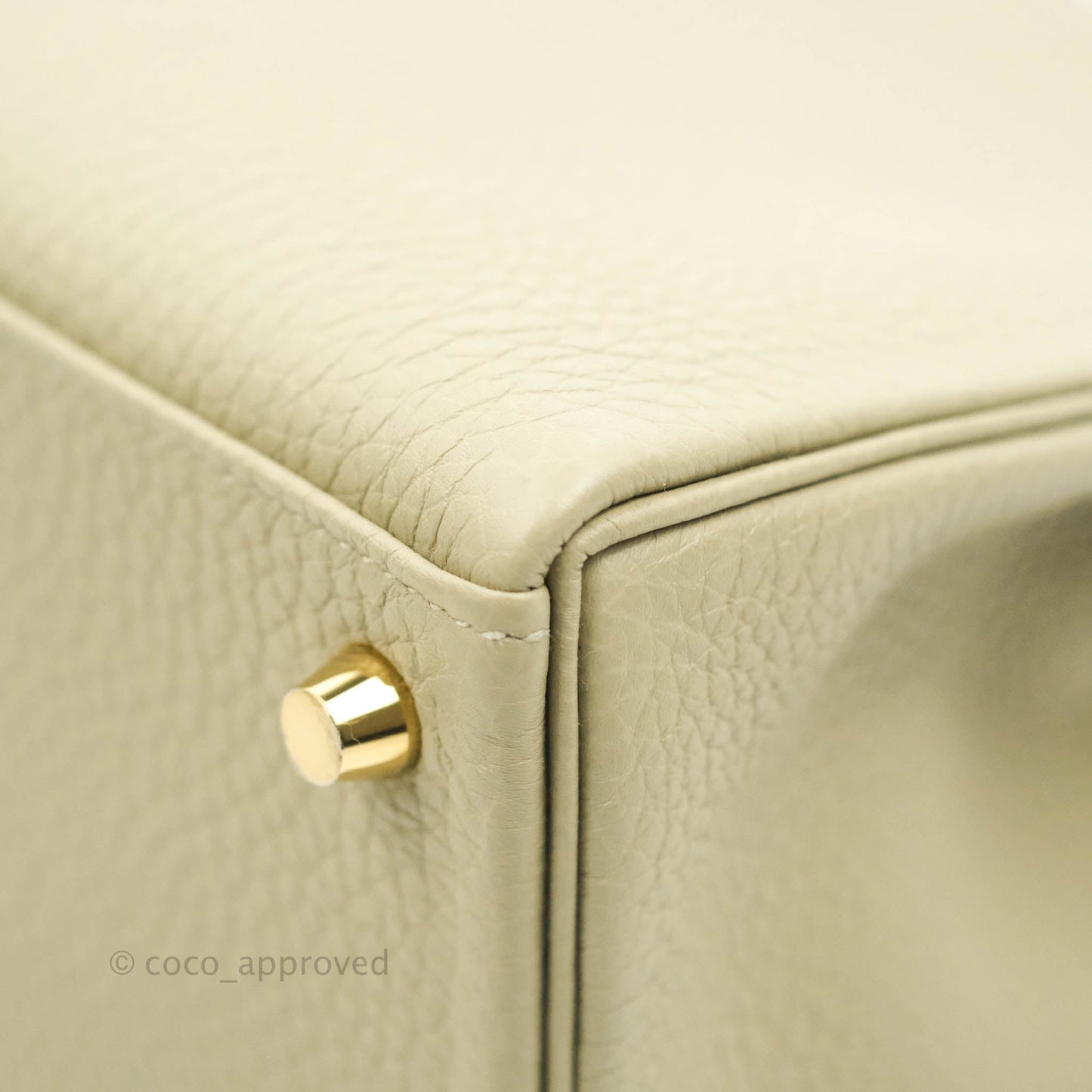 [DM to purchase] Hermès Retourne Taurillon Kelly 25 Sauge Togo Gold Hardware