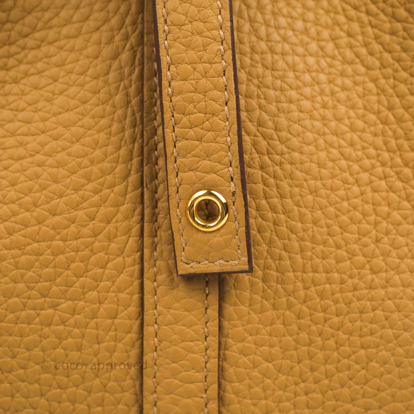 Hermès Picotin Lock 18 Clemence Biscuit 48 Gold Hardware