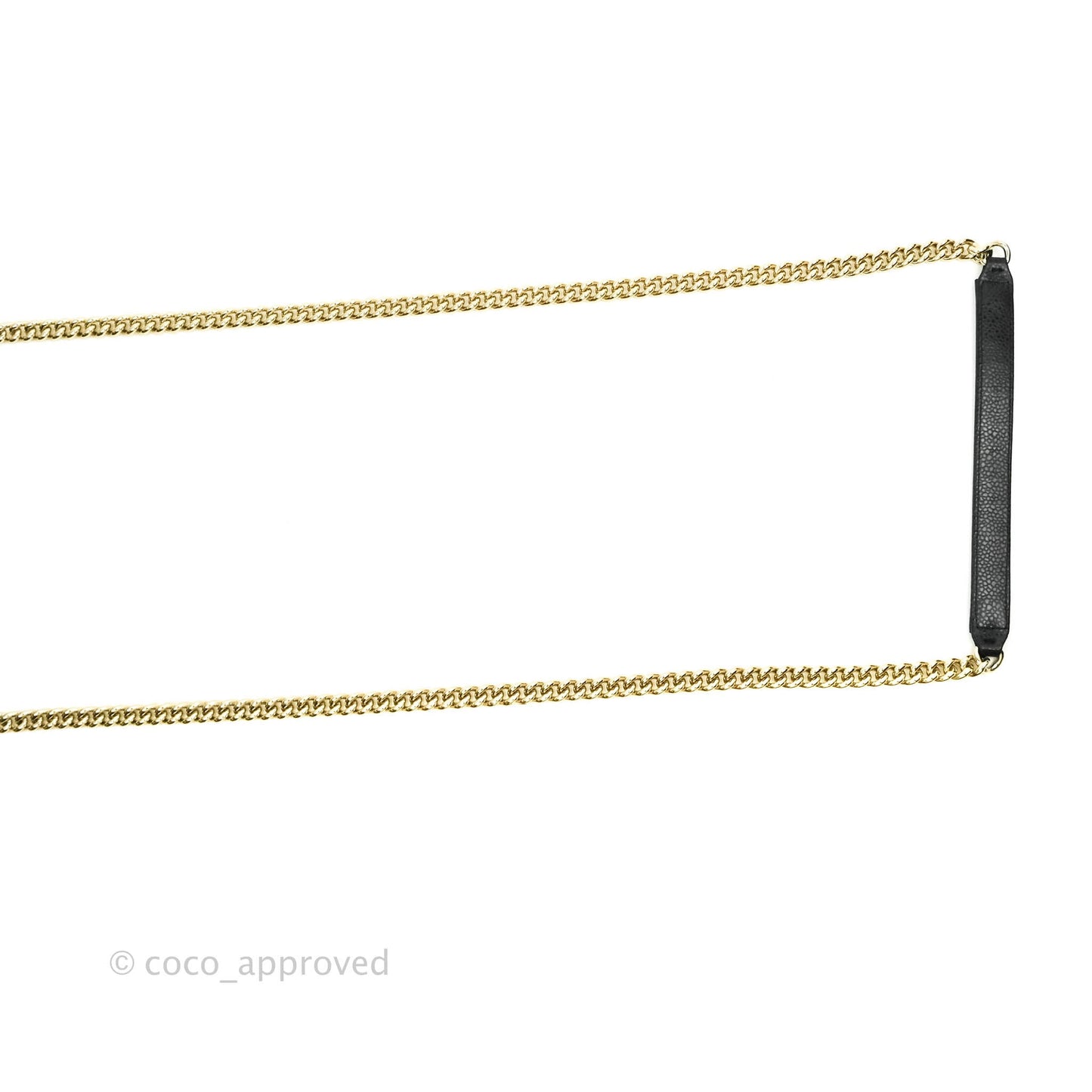 Chanel Quilted Boy Wallet on Chain WOC Black Caviar Gold Hardware