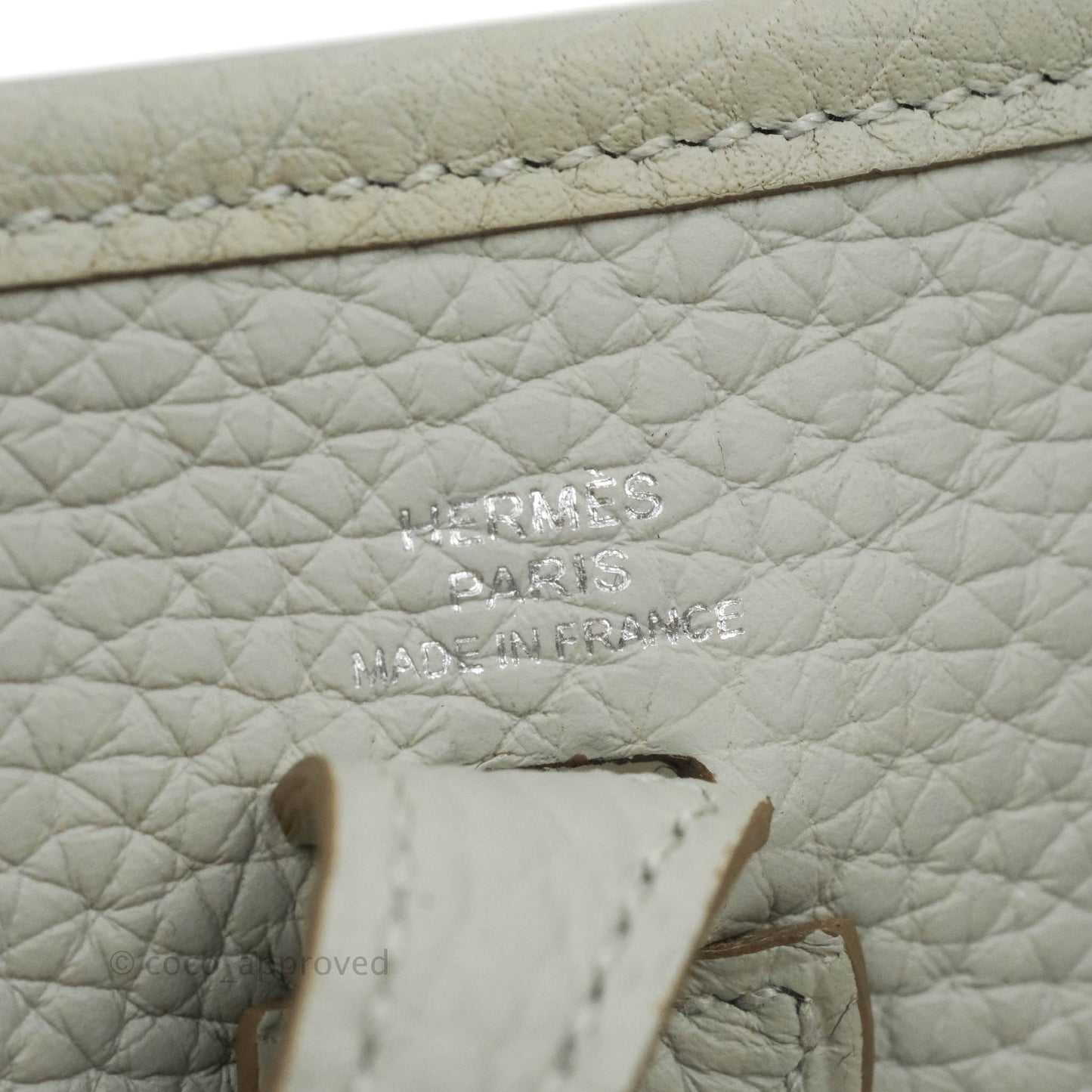 Hermès Mini Evelyne 16 Bleu Pal/ Gris Etain Amazone Palladium Hardware