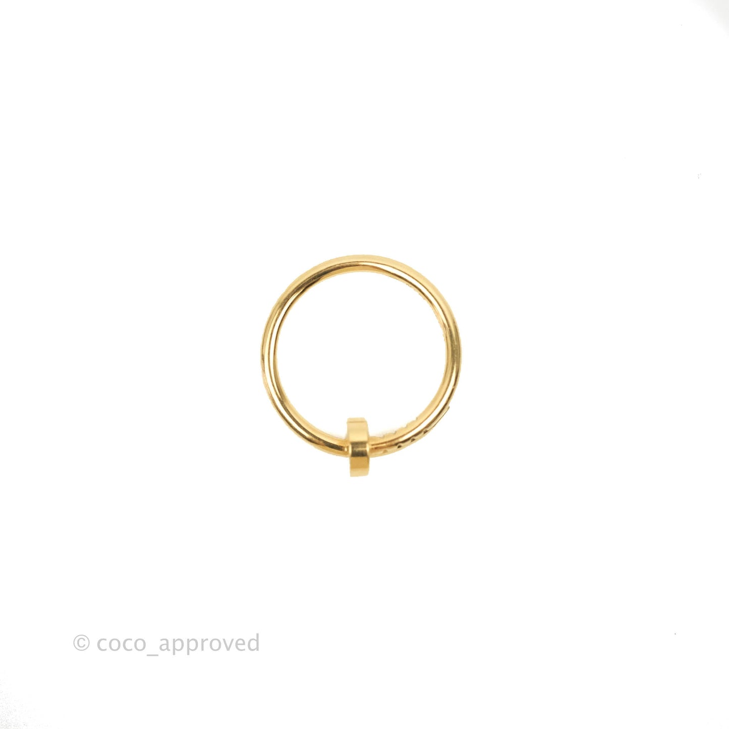 Cartier Juste Un Clou Ring Yellow Gold Size 50