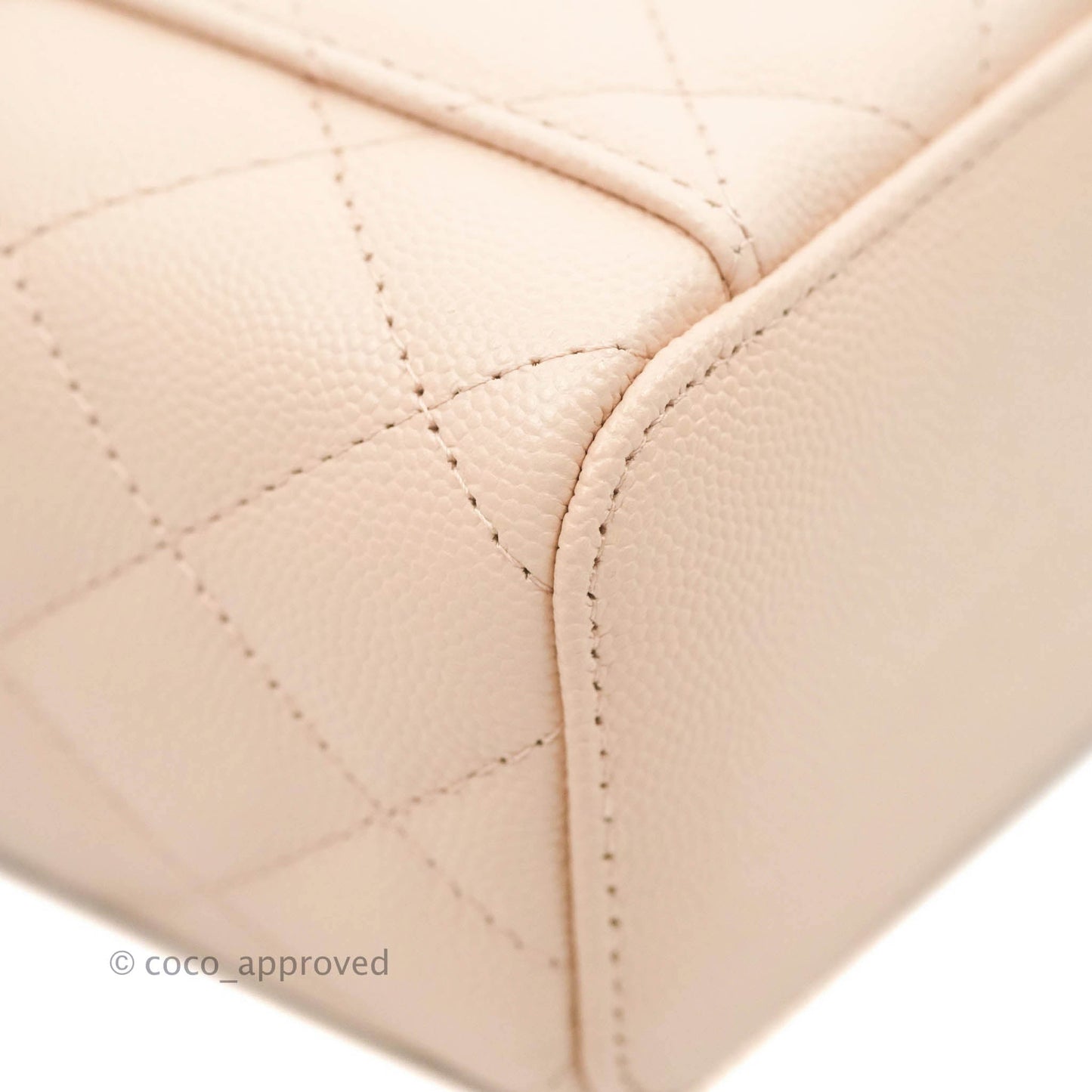 Chanel Classic Mini Vanity With Chain Light Pink Caviar Gold Hardware