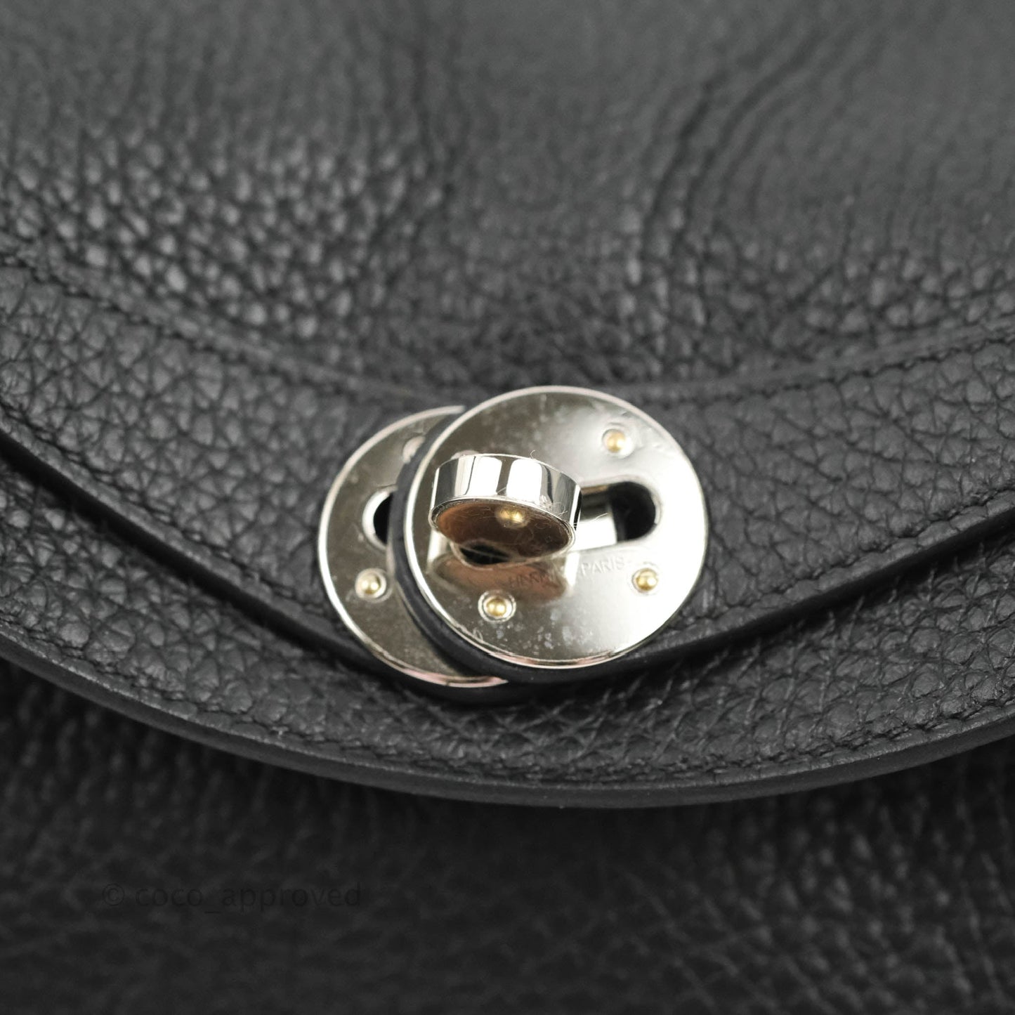 Hermès Lindy 26 Black Taurillon Clemence Palladium Hardware