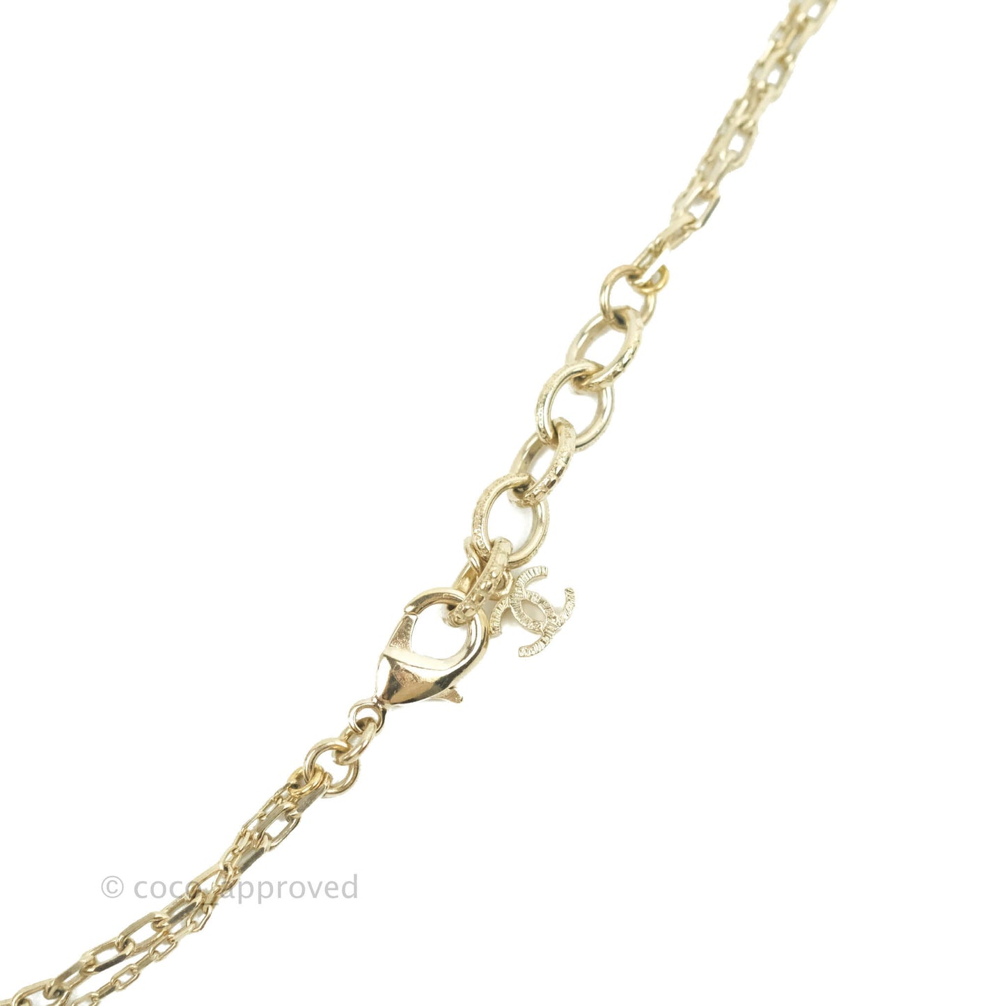 Chanel I love Chanel Necklace Gold Tone 17P