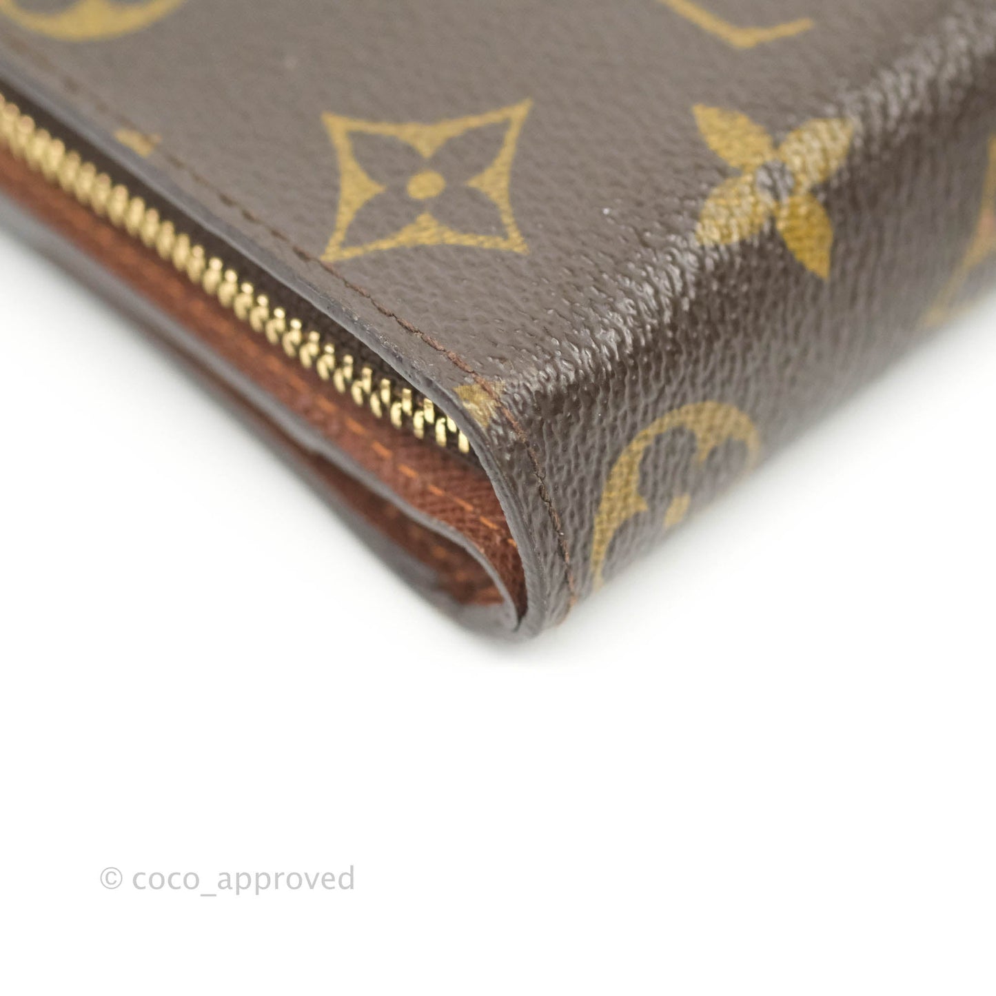 Louis Vuitton Vintage Monogram Canvas Wallet Brown
