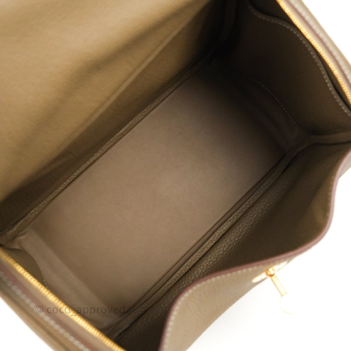 Hermès Lindy 26 Etoupe Gold Hardware