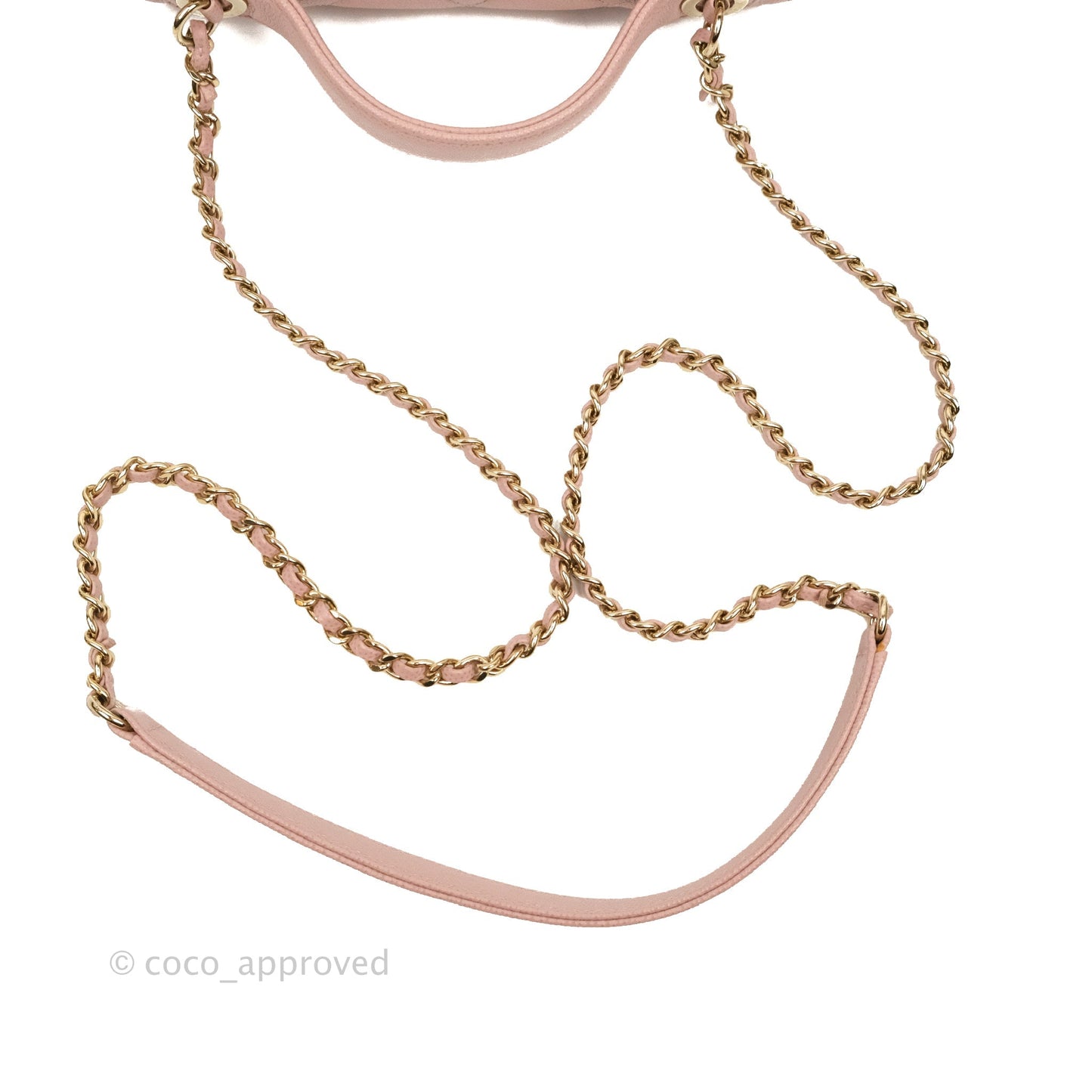 Chanel Quilted Small Business Affinity Flap Pink Caviar Gold Hardware