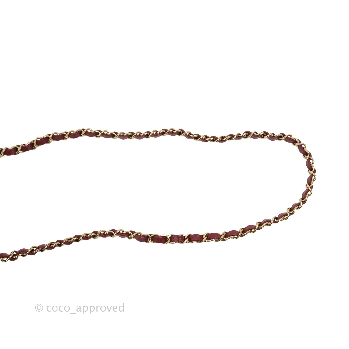 Chanel Quilted Mini Square Burgundy Lambskin Gold Hardware