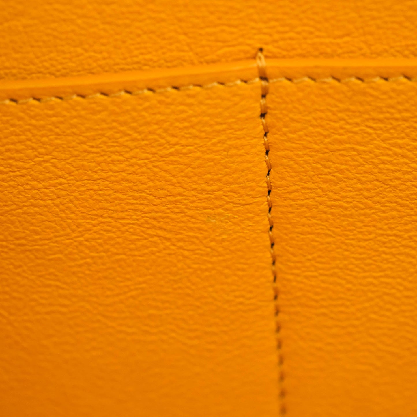 Celine Small Trapeze Bag Mustard Yellow Grained Calfskin