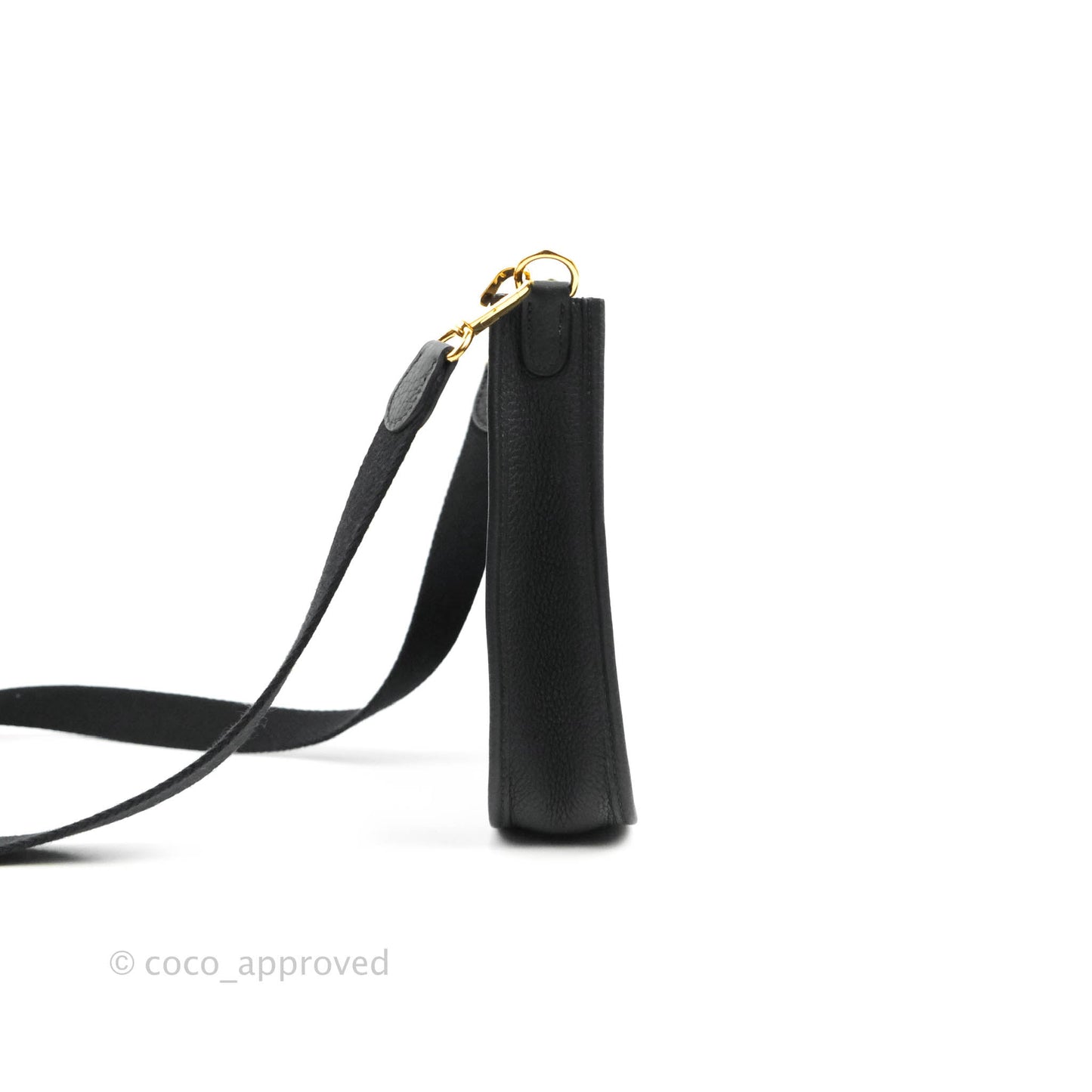 Hermès Mini Evelyne 16 Amazone Clemence Black Gold Hardware