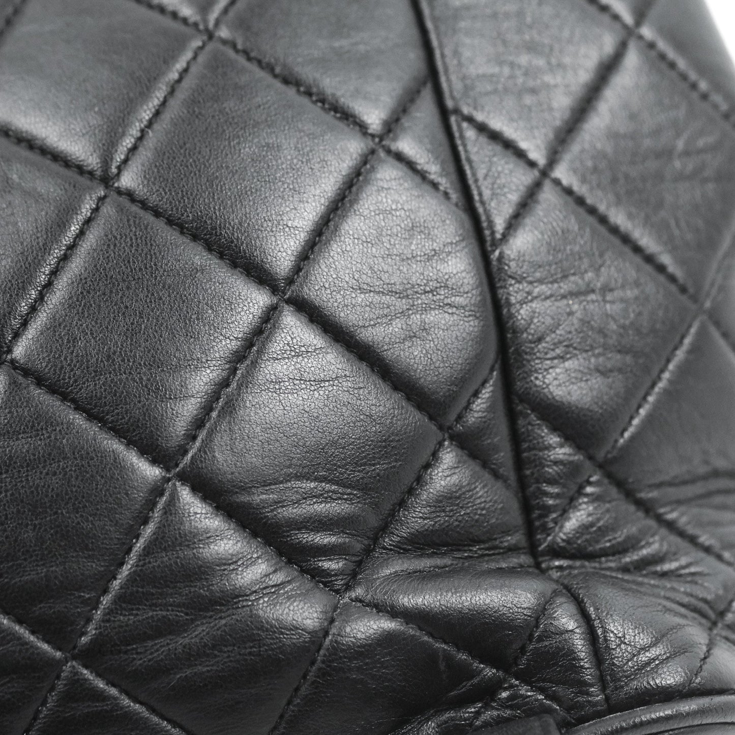 Chanel Vintage CC Duma Backpack Black Lambskin 24K Gold Hardware