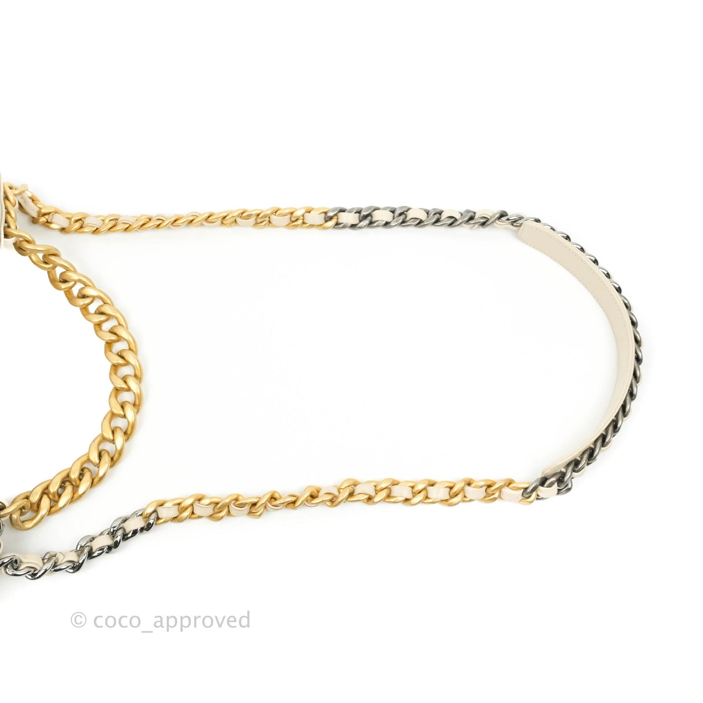 Chanel 19 Medium Beige Mixed Hardware
