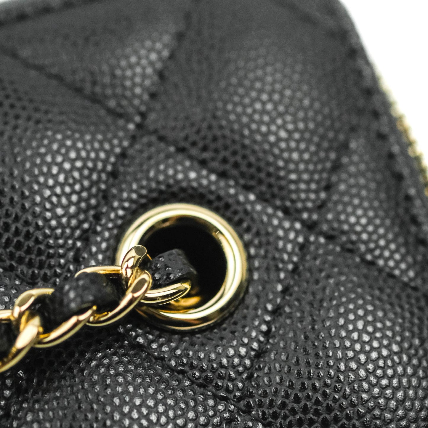 Chanel Classic Vanity Rectangular Black Caviar Gold Hardware