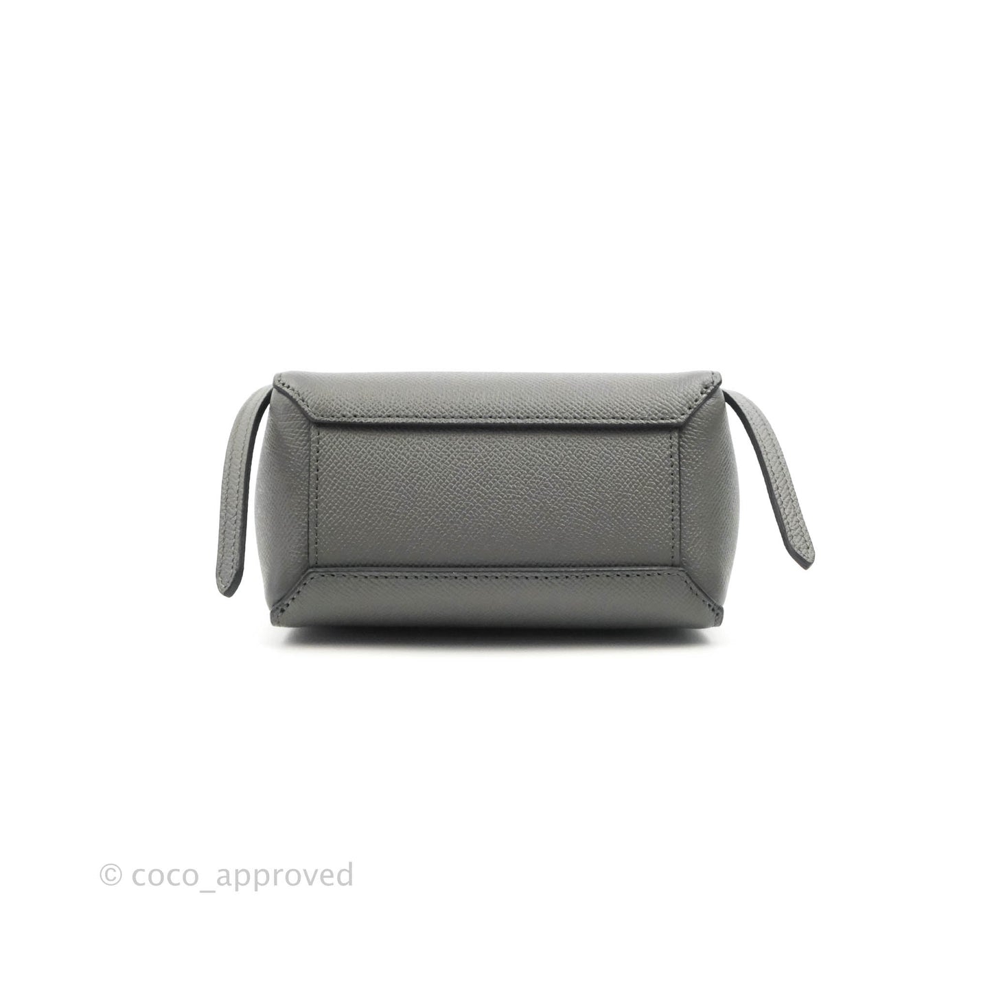 Celine Pico Belt Bag Grey Grained Calfskin Gold Hardware