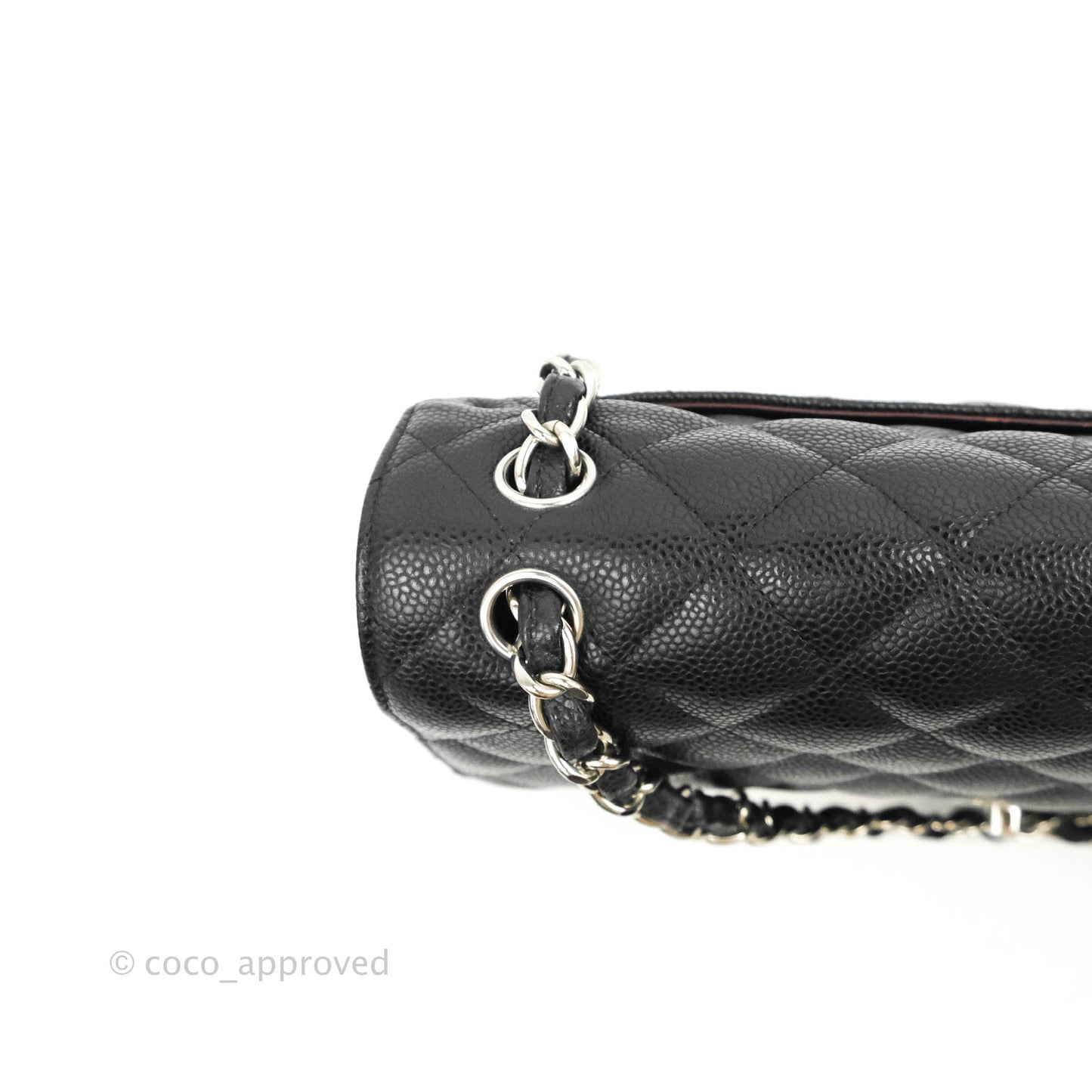 Chanel Jumbo Double Flap Black Caviar Silver Hardware⁣⁣
