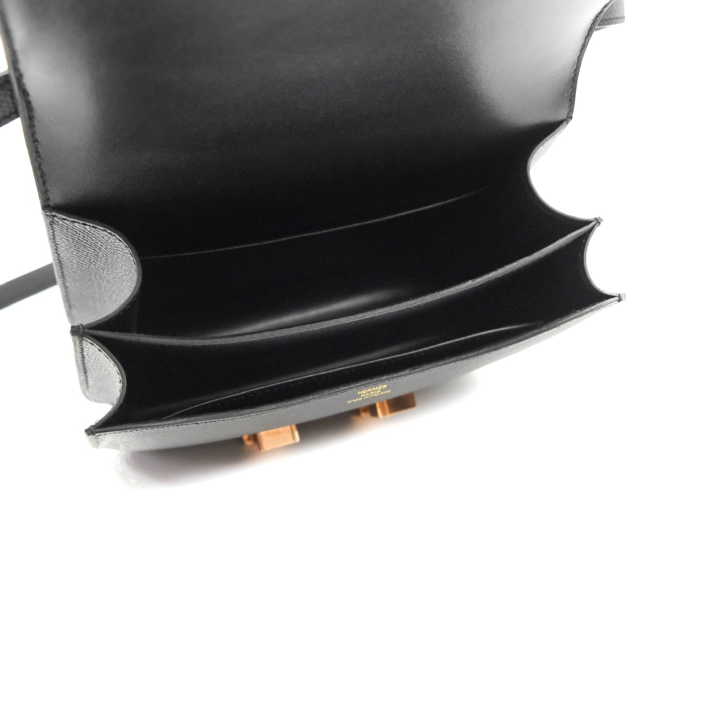 Hermès Constance Mini 18cm Black Epsom Rose Gold Hardware