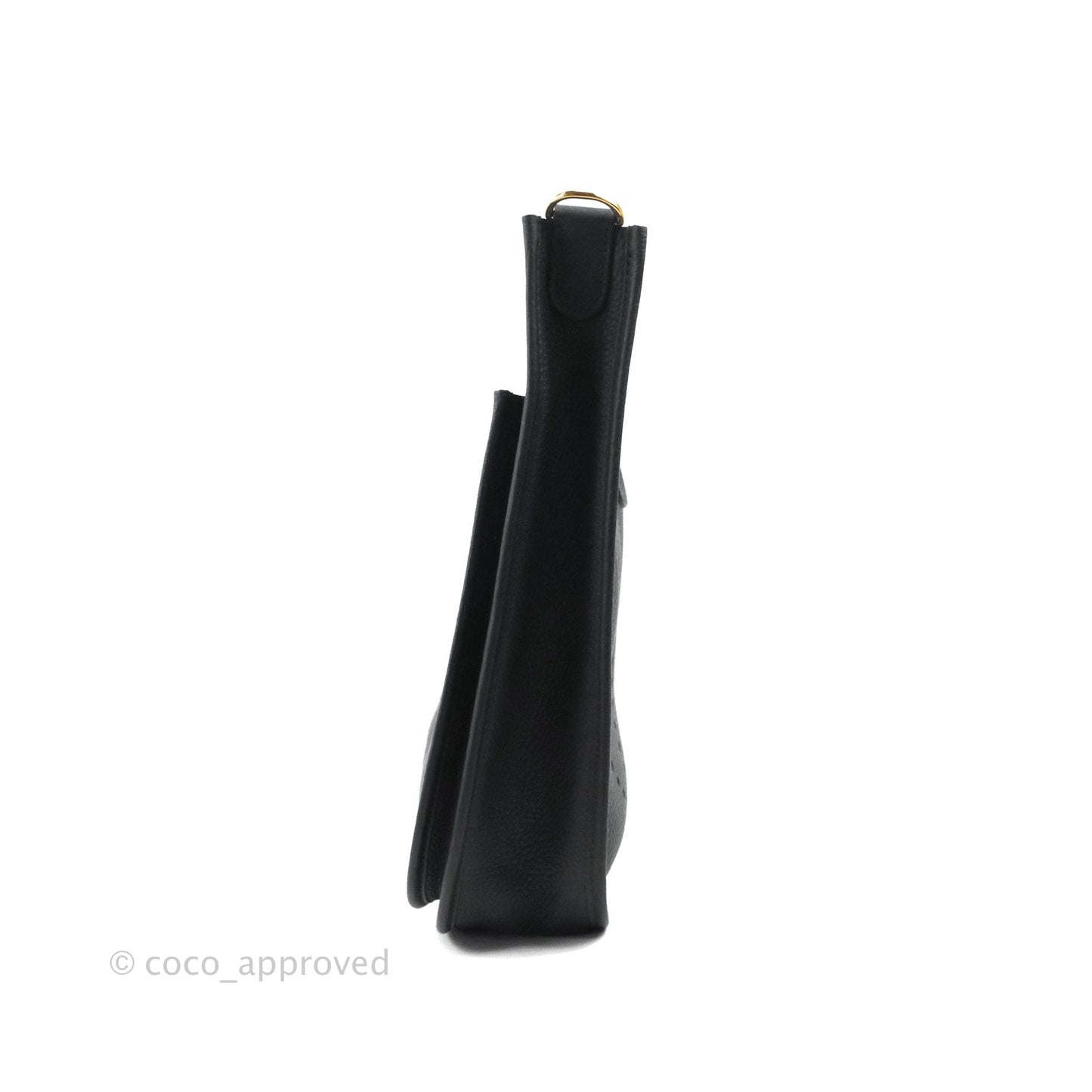 Hermes Evelyne III 29 Black Clemence Gold Hardware