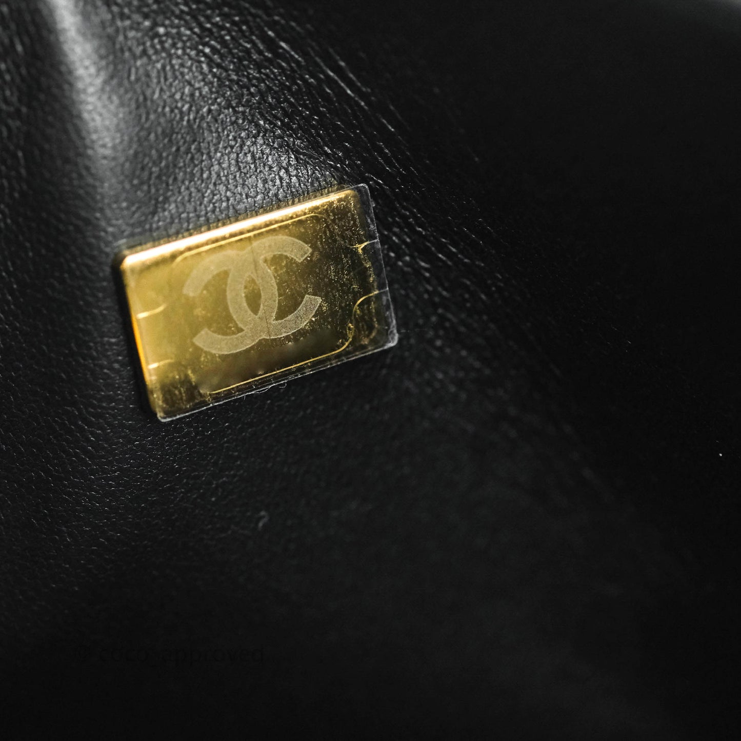 Chanel Classic Small S/M Flap Black Lambskin Rose Pink-Gold Hardware