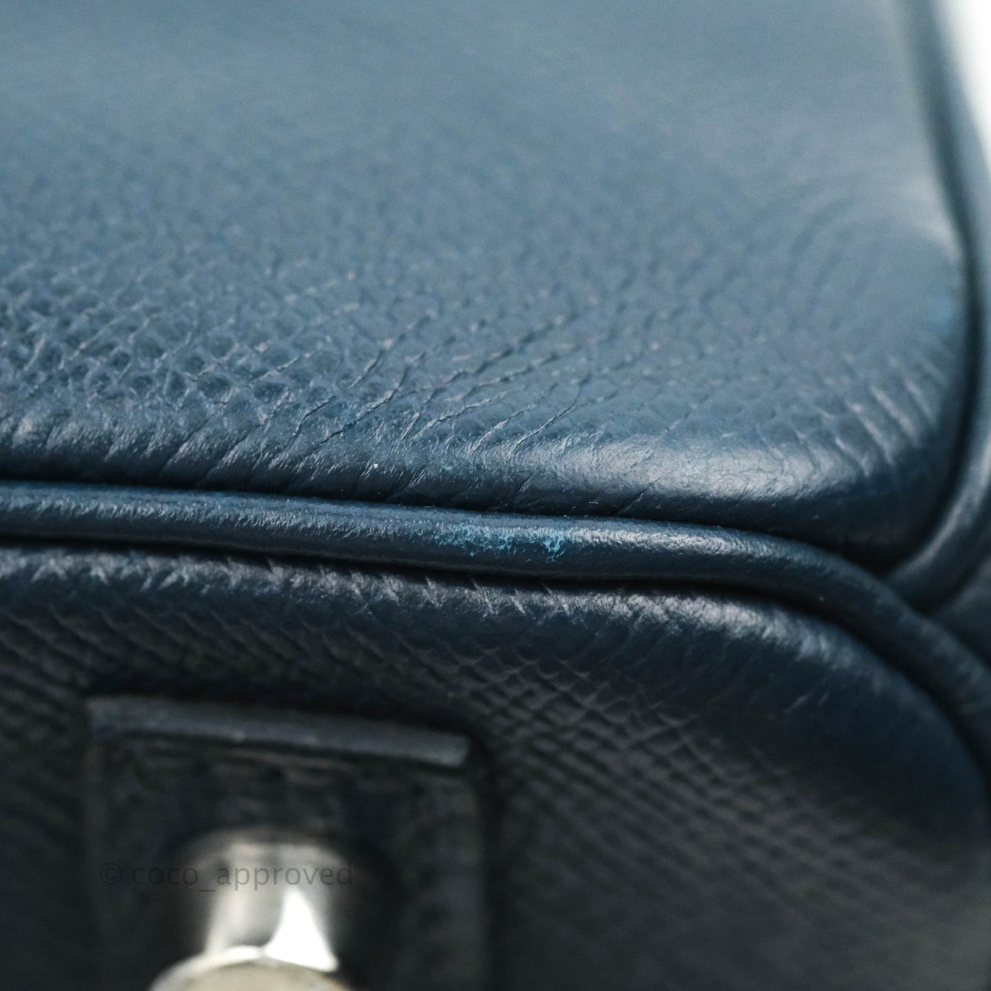 Hermès Birkin 30 Navy Epsom Silver Hardware