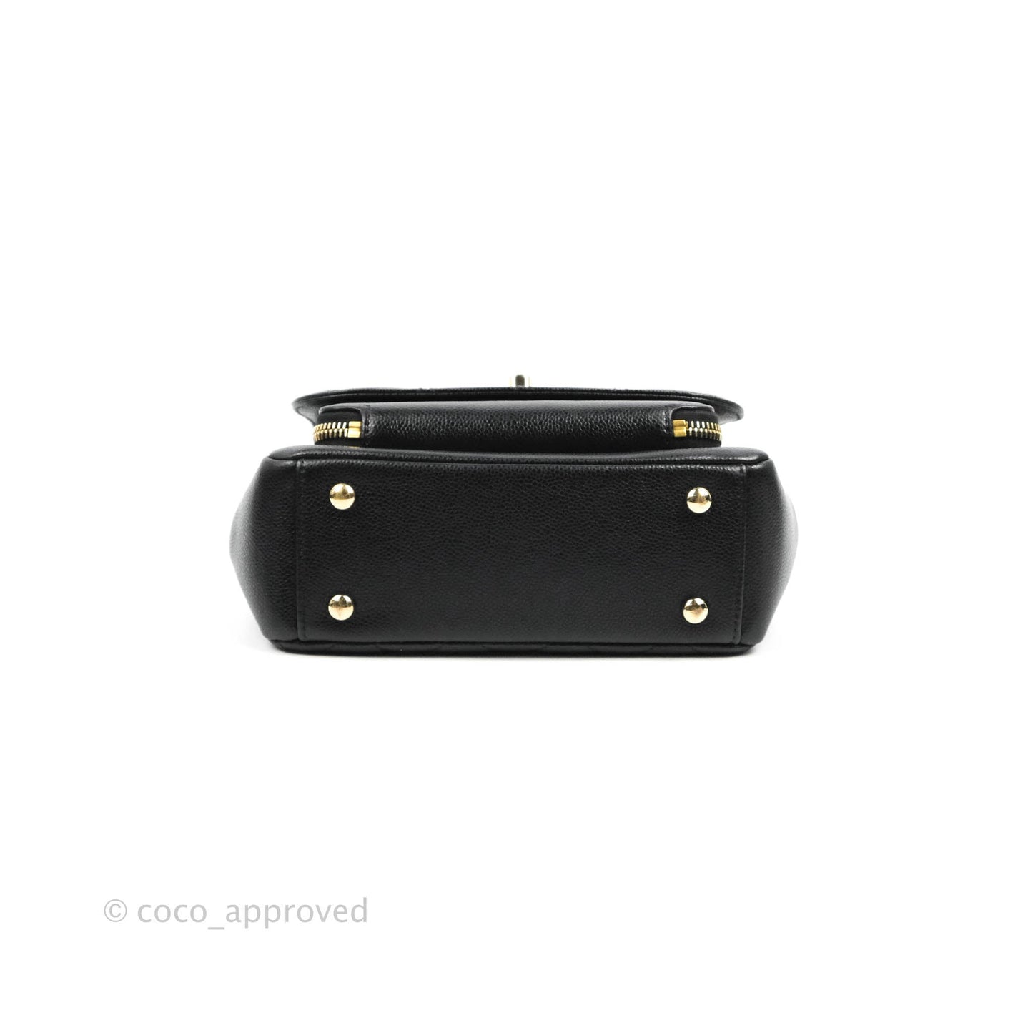 Chanel Quilted Small Business Affinity Flap Black Caviar Gold Hardware