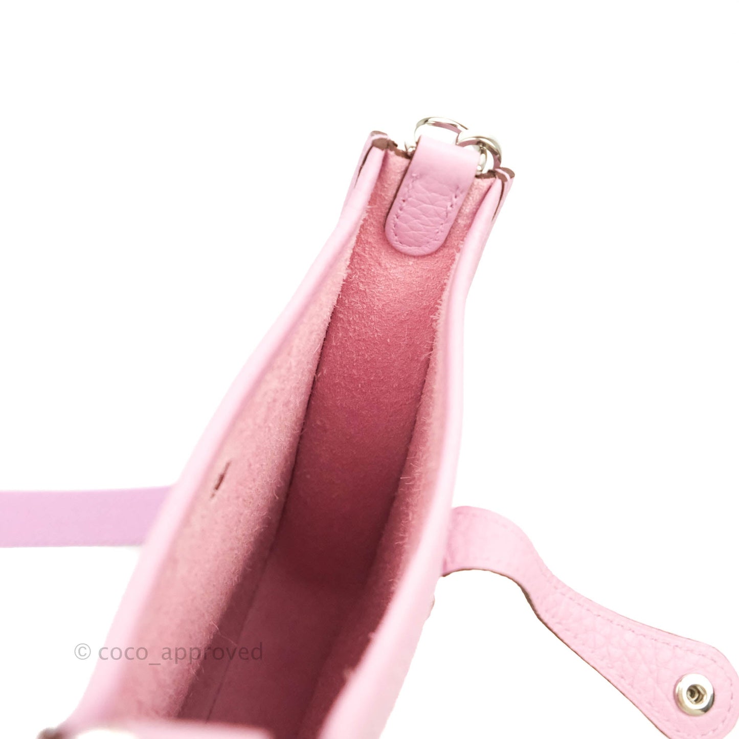 Hermès Mini Evelyne 16 Mauve Sylvestre Amazone