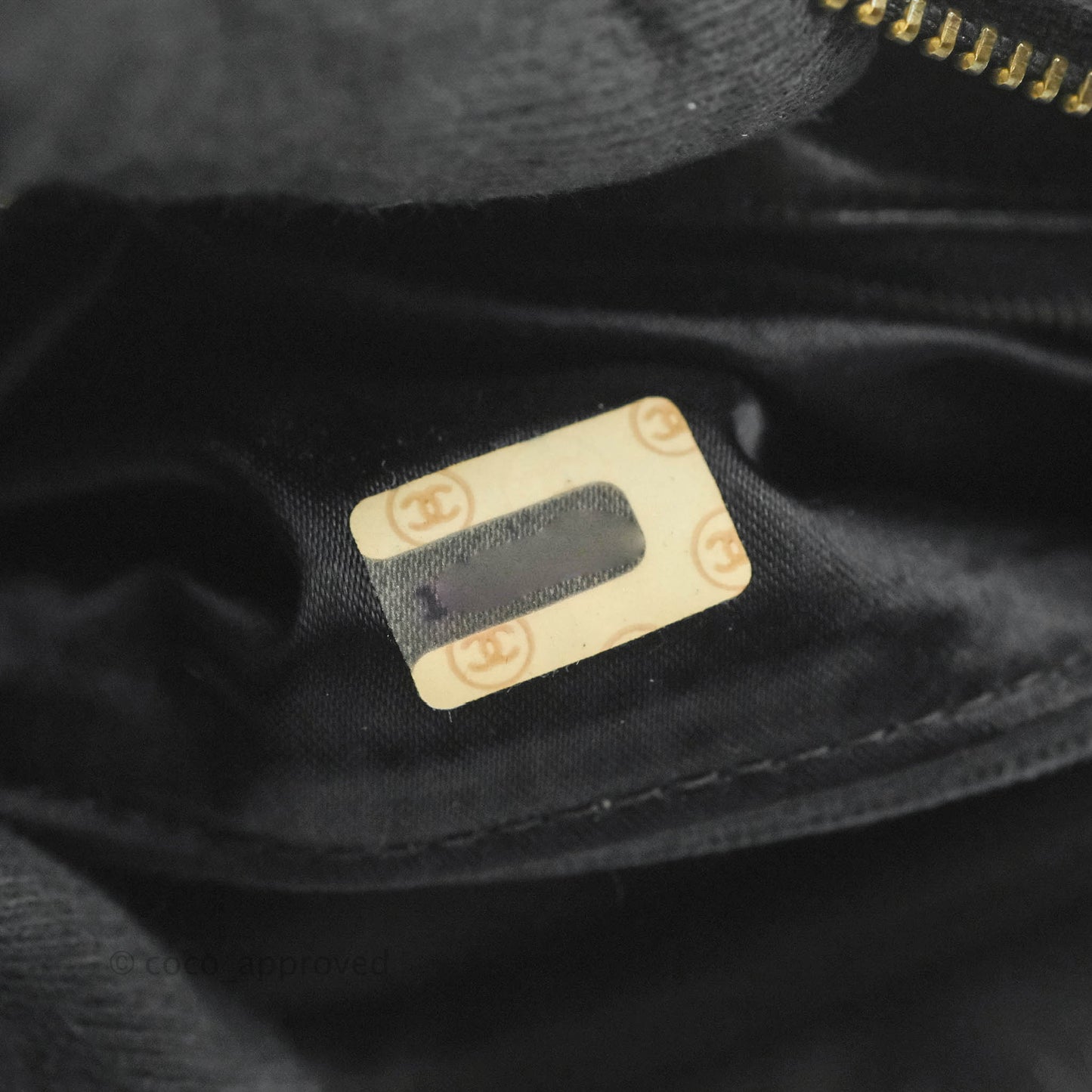 Chanel Vintage Small Camera Bag Black Lambskin Gold Hardware