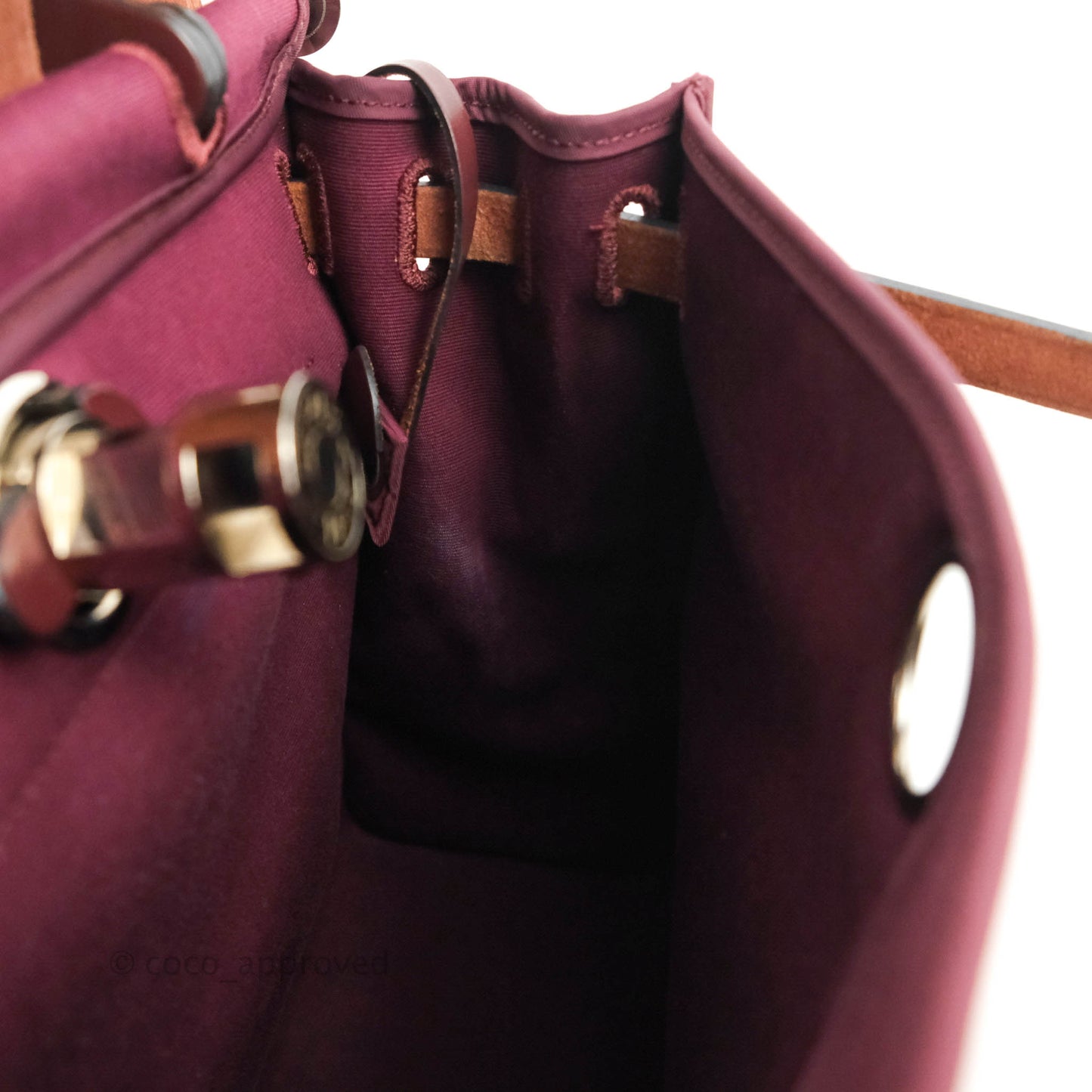 Hermès Herbag Zip 31 in Prune Hunter Cowhide & Canvas Palladium Hardware