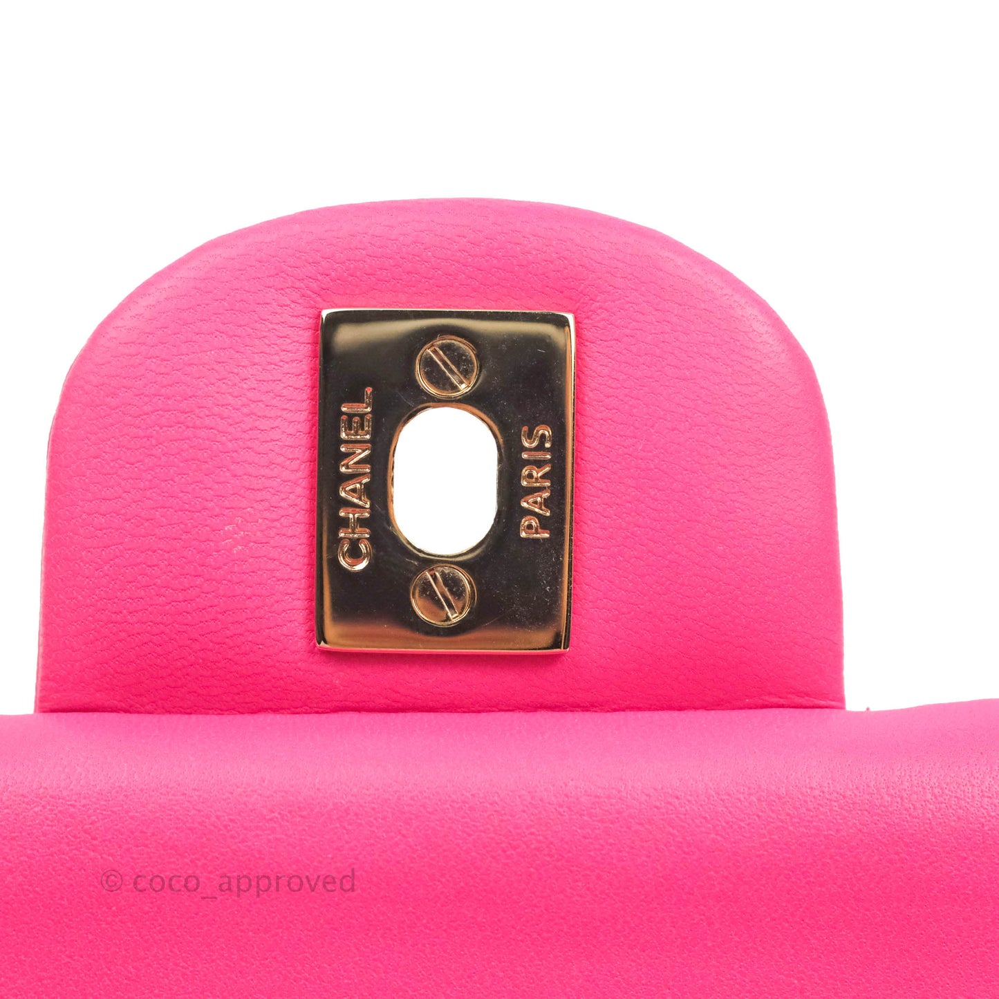Chanel Classic M/L Medium Flap Quilted Pink Lambskin Gold Hardware