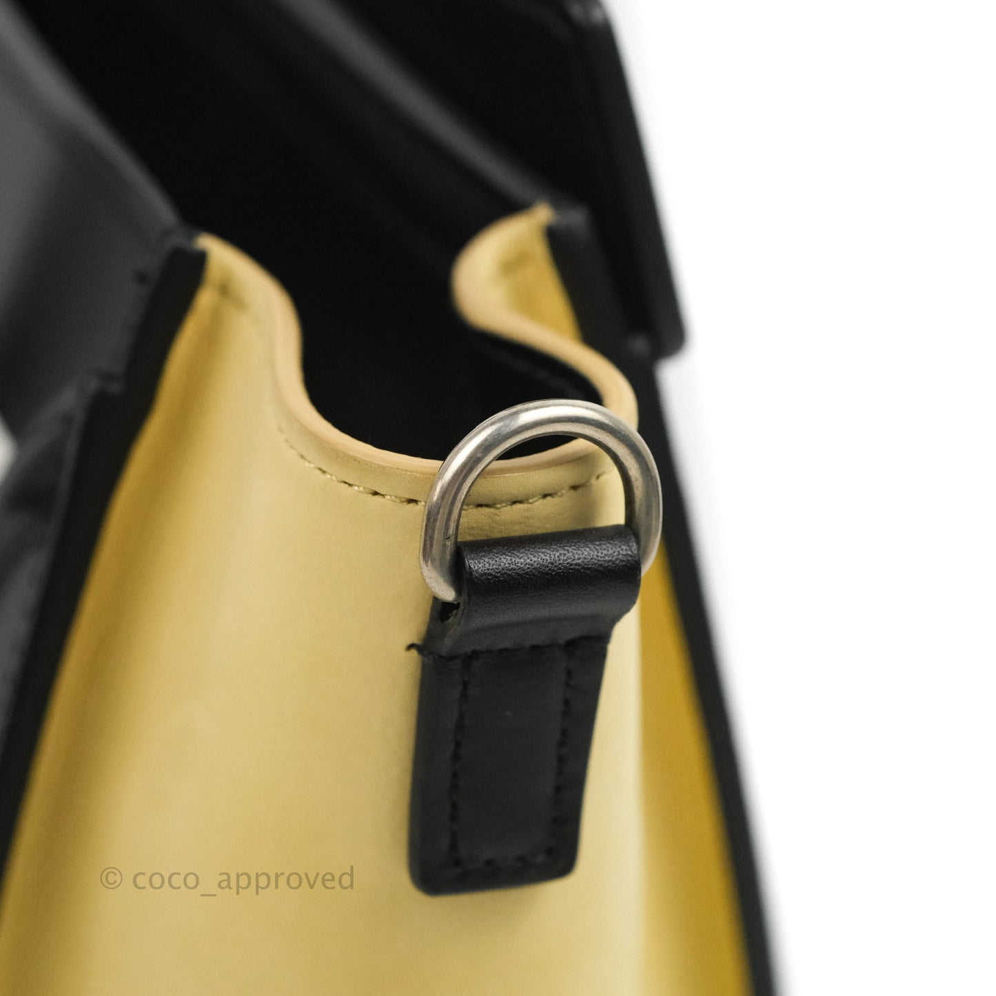 Celine Nano Luggage Bag Tricolour Light Beige/White/Black Grained Calfskin