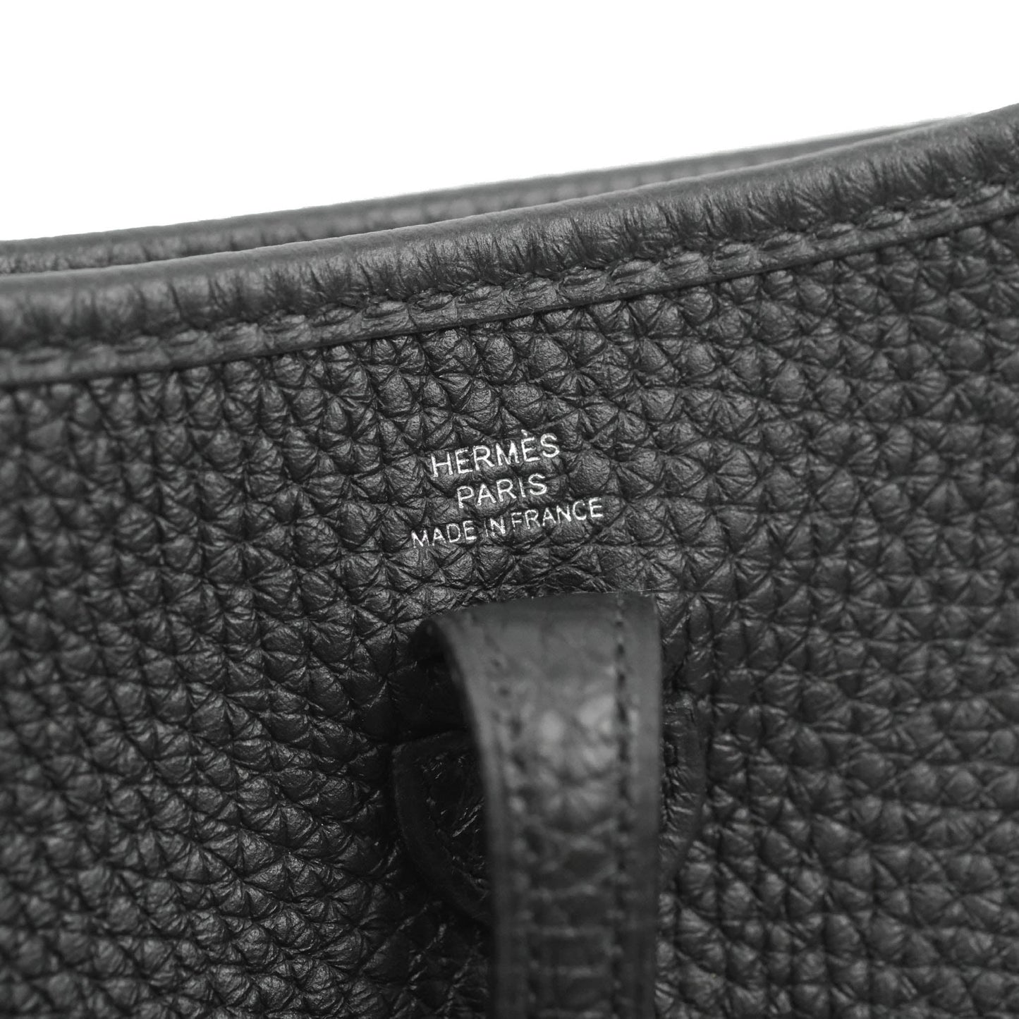 Hermès Mini Evelyne 16 Taurillon Clemence Black Palladium Hardware