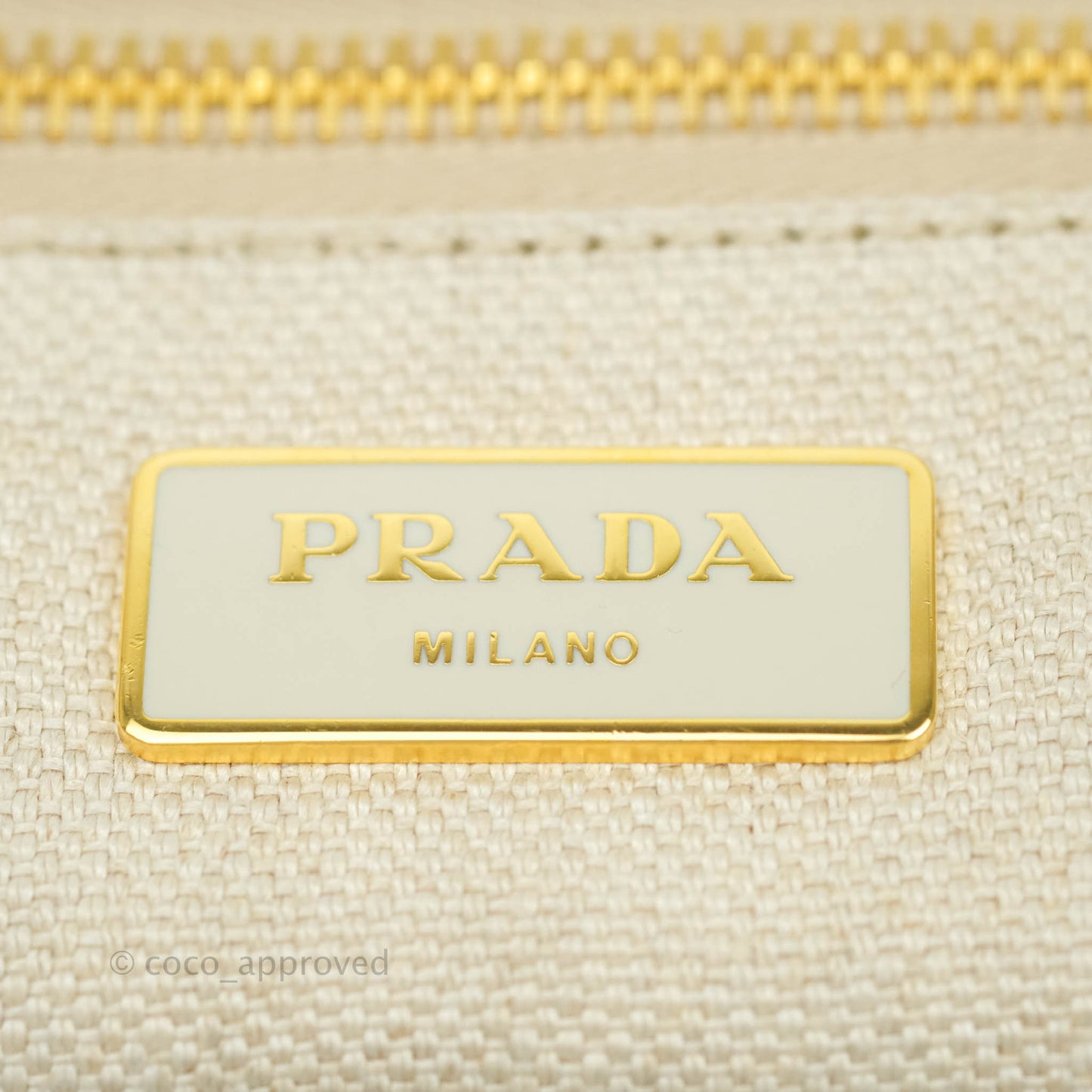 Prada Denim Logo Tote