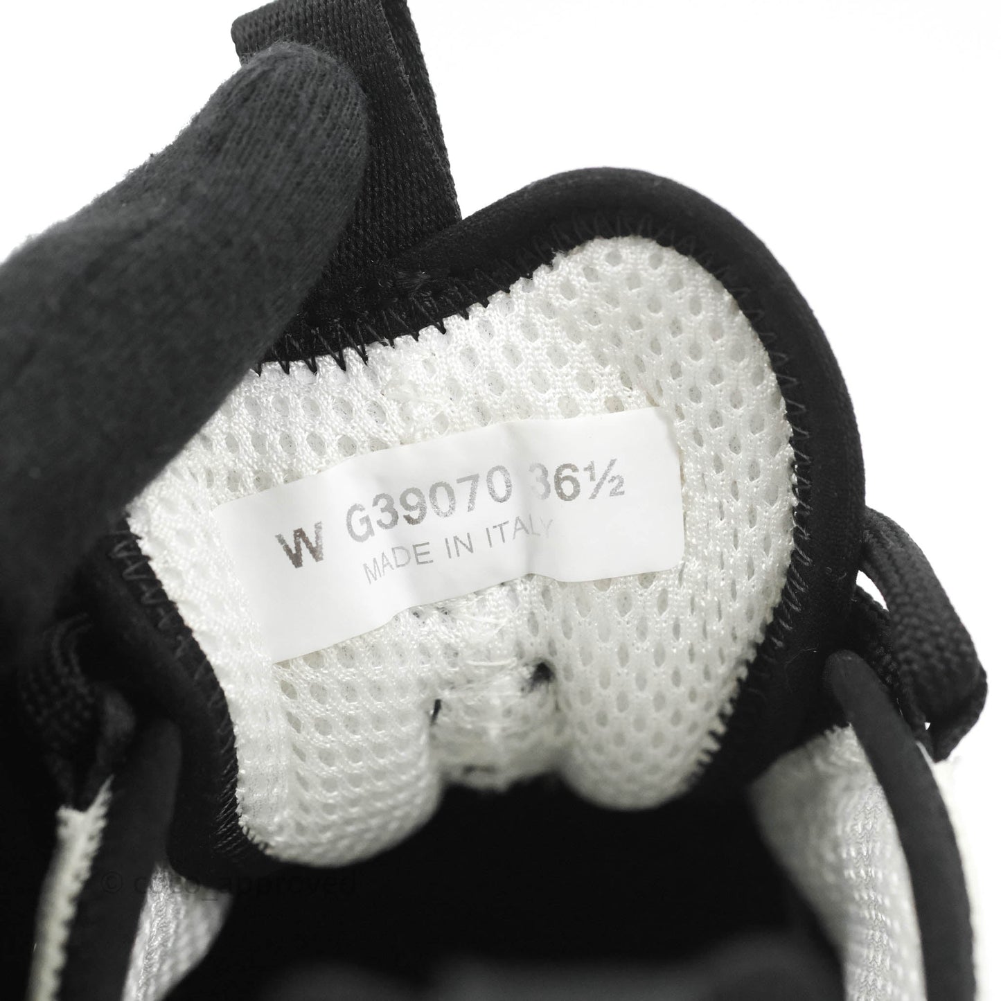Chanel Black White Sneakers Size 36.5