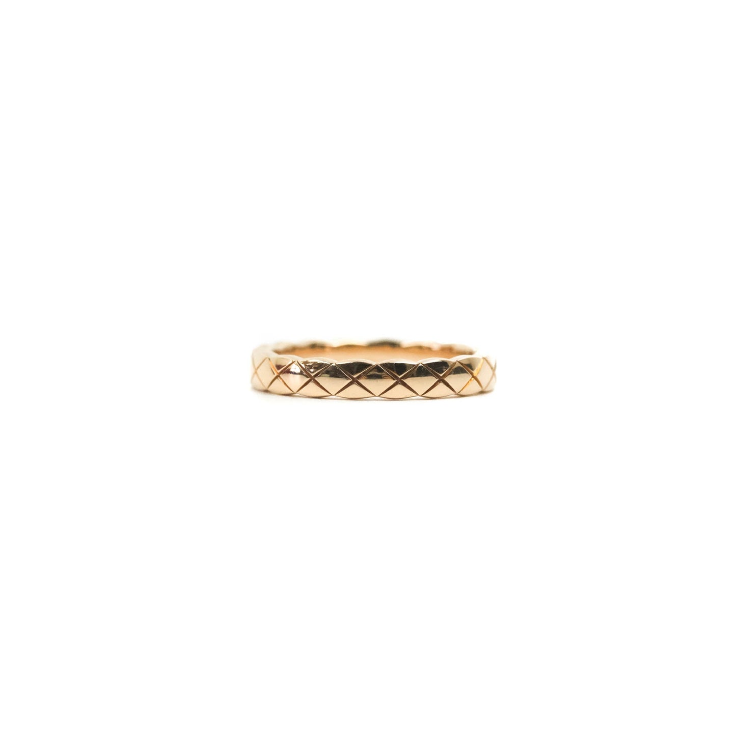 Chanel Coco Crush Ring 18K Beige Gold Size 52