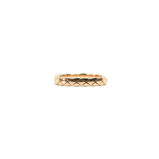 Chanel Coco Crush Ring 18K Beige Gold Size 52