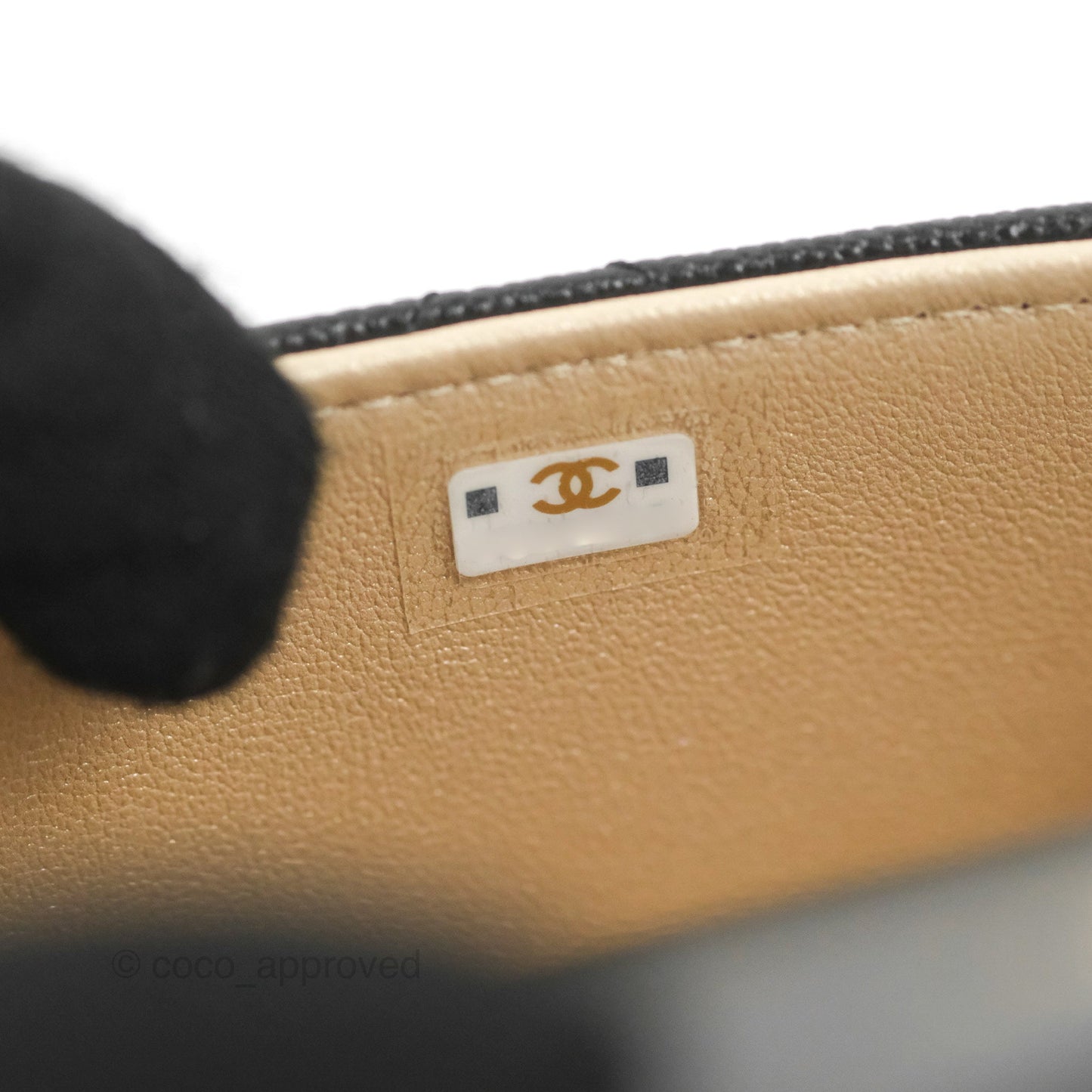 Chanel Quilted Clutch With Chain Black Caviar Gold Hardware