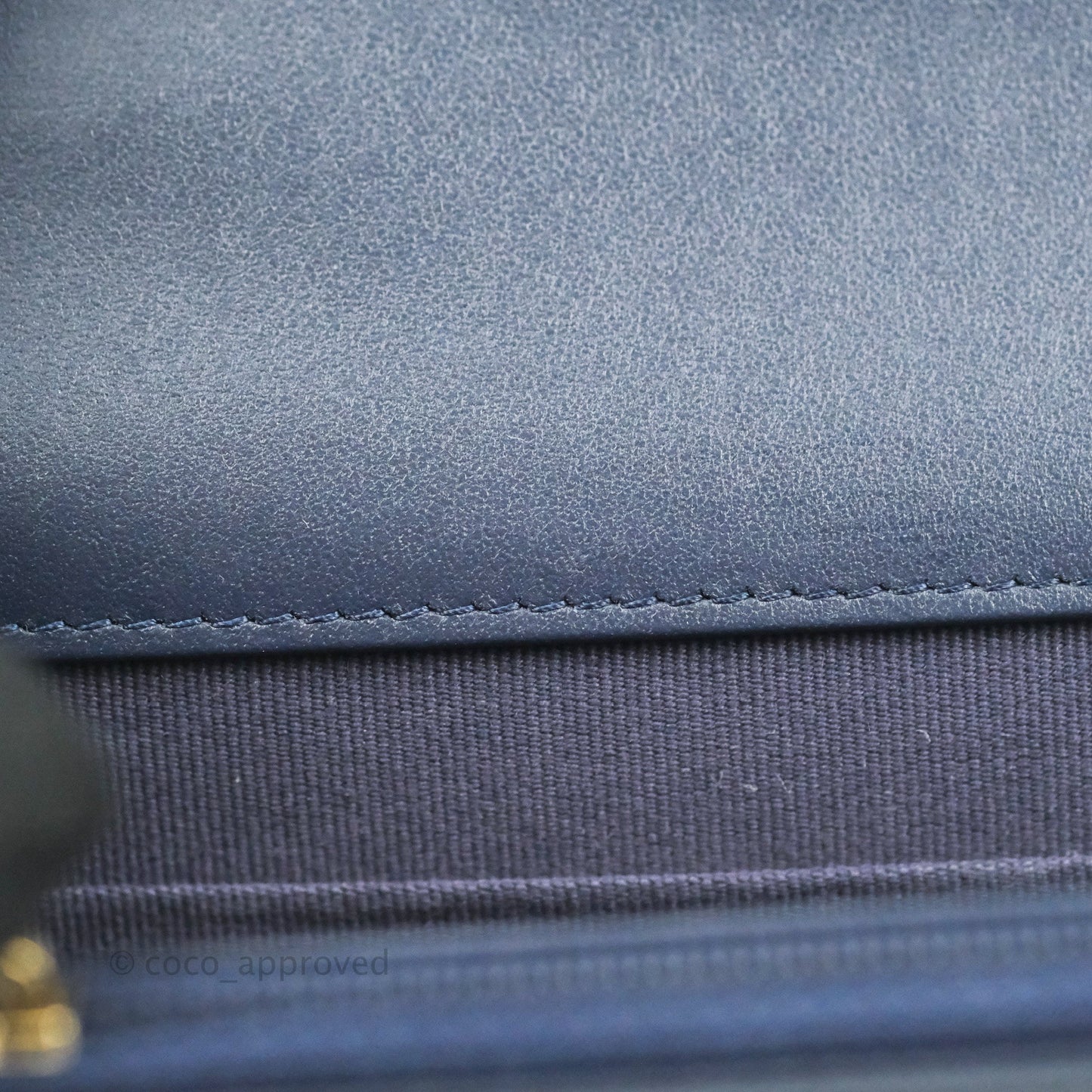 Chanel 19 Wallet on Chain WOC Blue Denim Mixed Hardware
