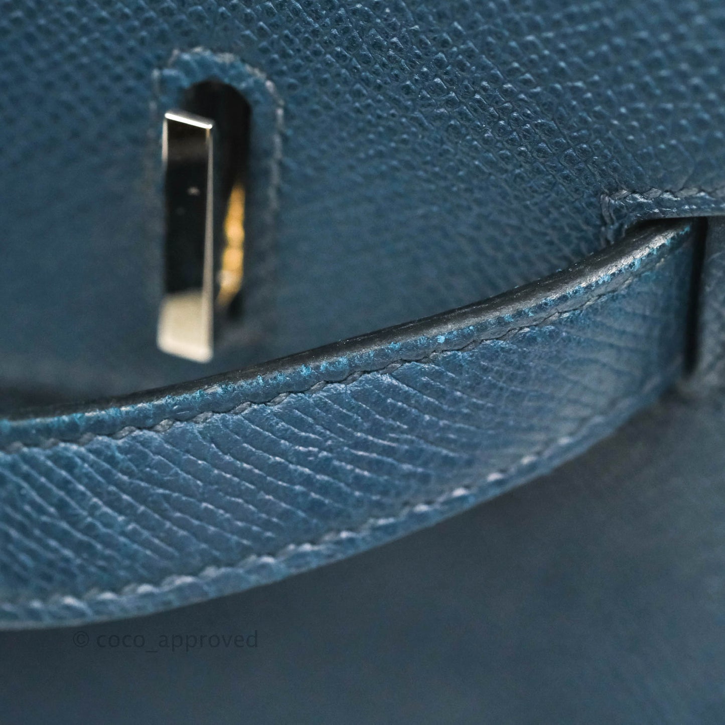 Hermès Birkin 30 Navy Epsom Silver Hardware