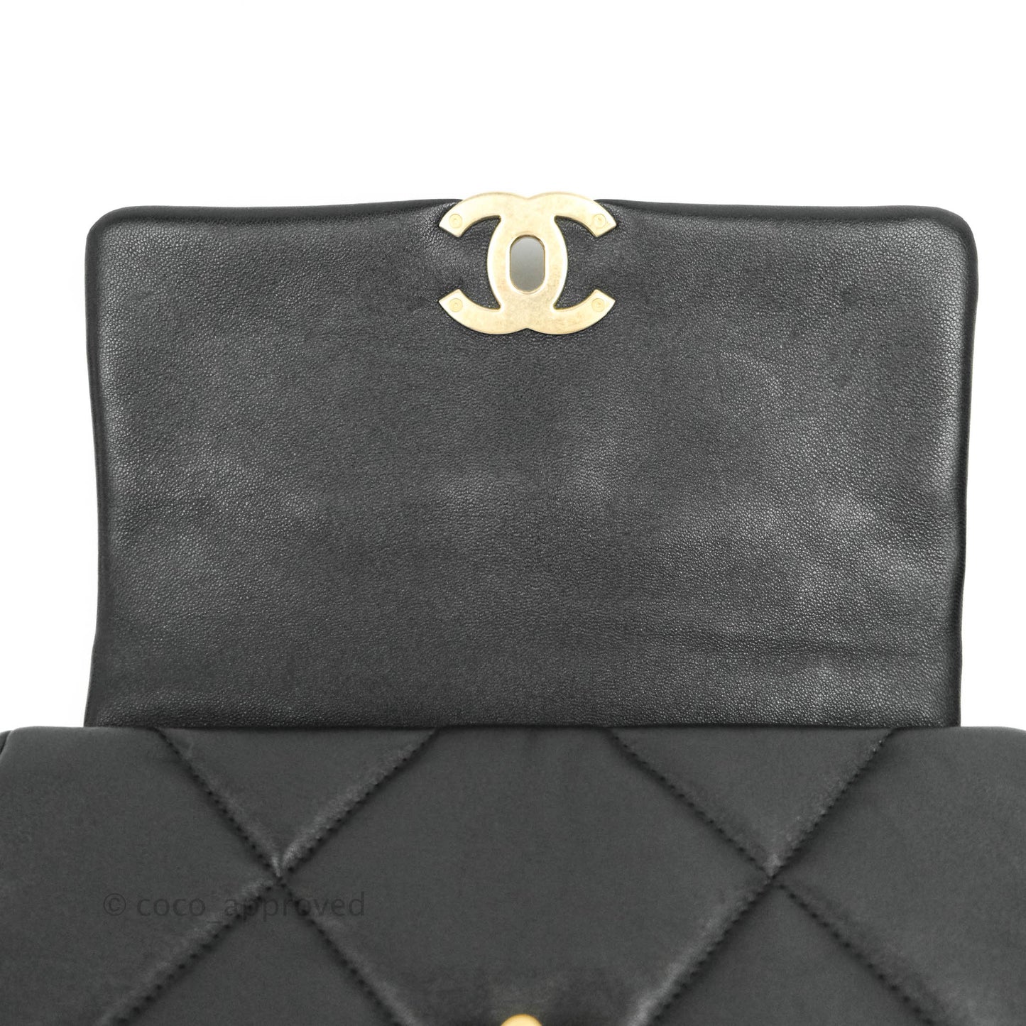 Chanel 19 Small Black Lambskin Mixed Hardware