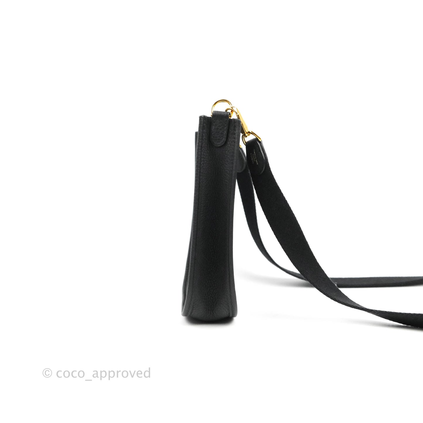 Hermès Mini Evelyne 16 Amazone Clemence Black Gold Hardware