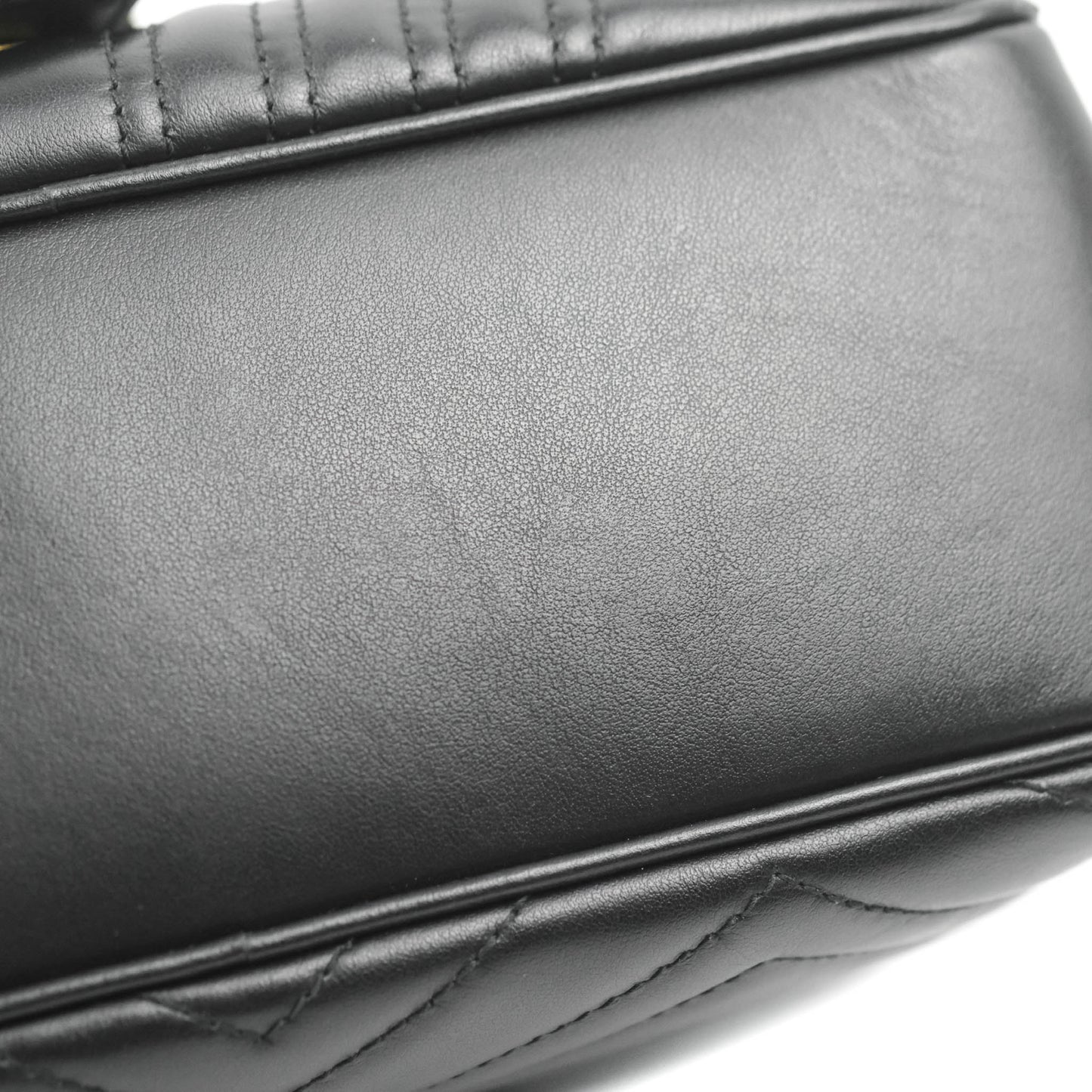 Gucci Small GG Marmont Shoulder Bag Matelasse with Sylvie Web Strap Black