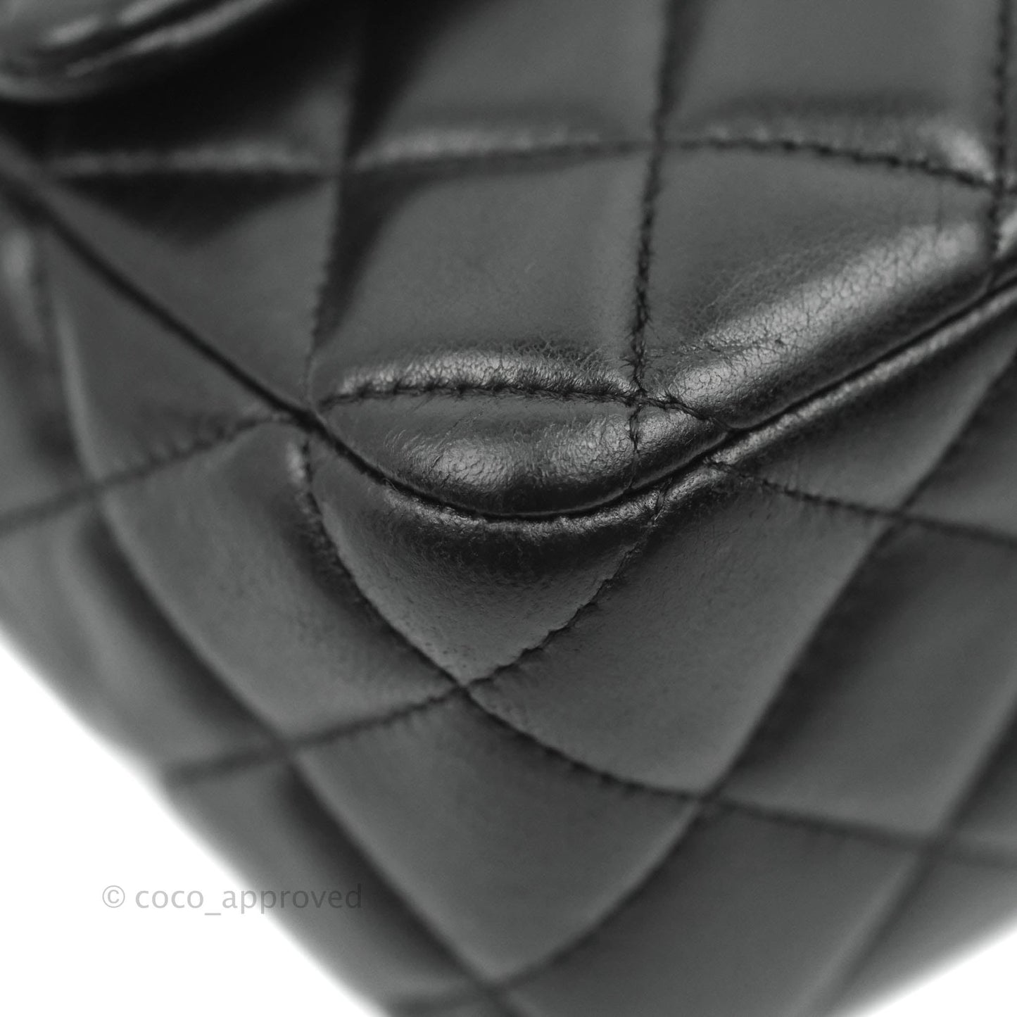 Chanel M/L Medium Flap Bag Valentine Limited Edition Black Lambskin Gold Hardware