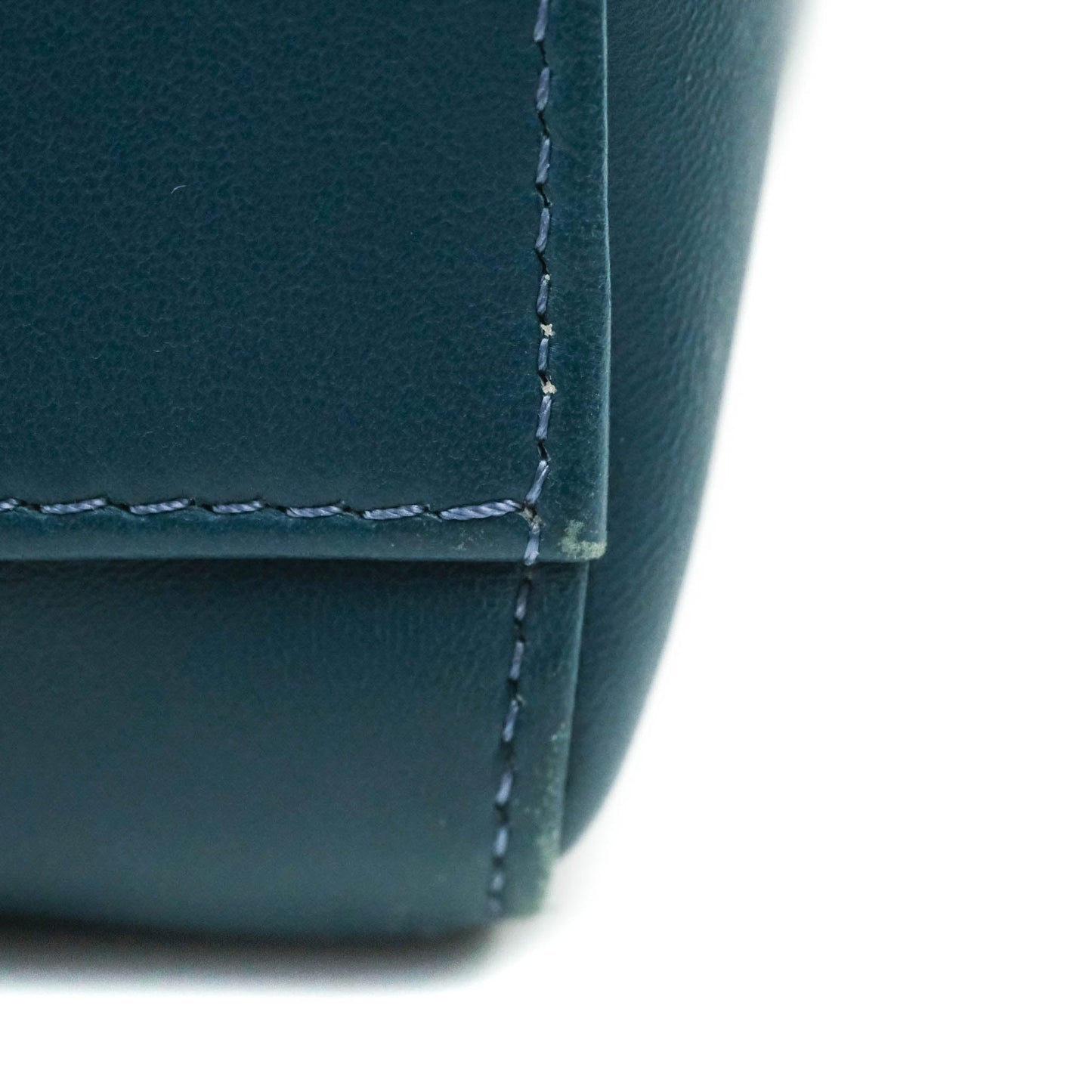 Fendi Nappa Mini Peekaboo Bag Peacock Blue