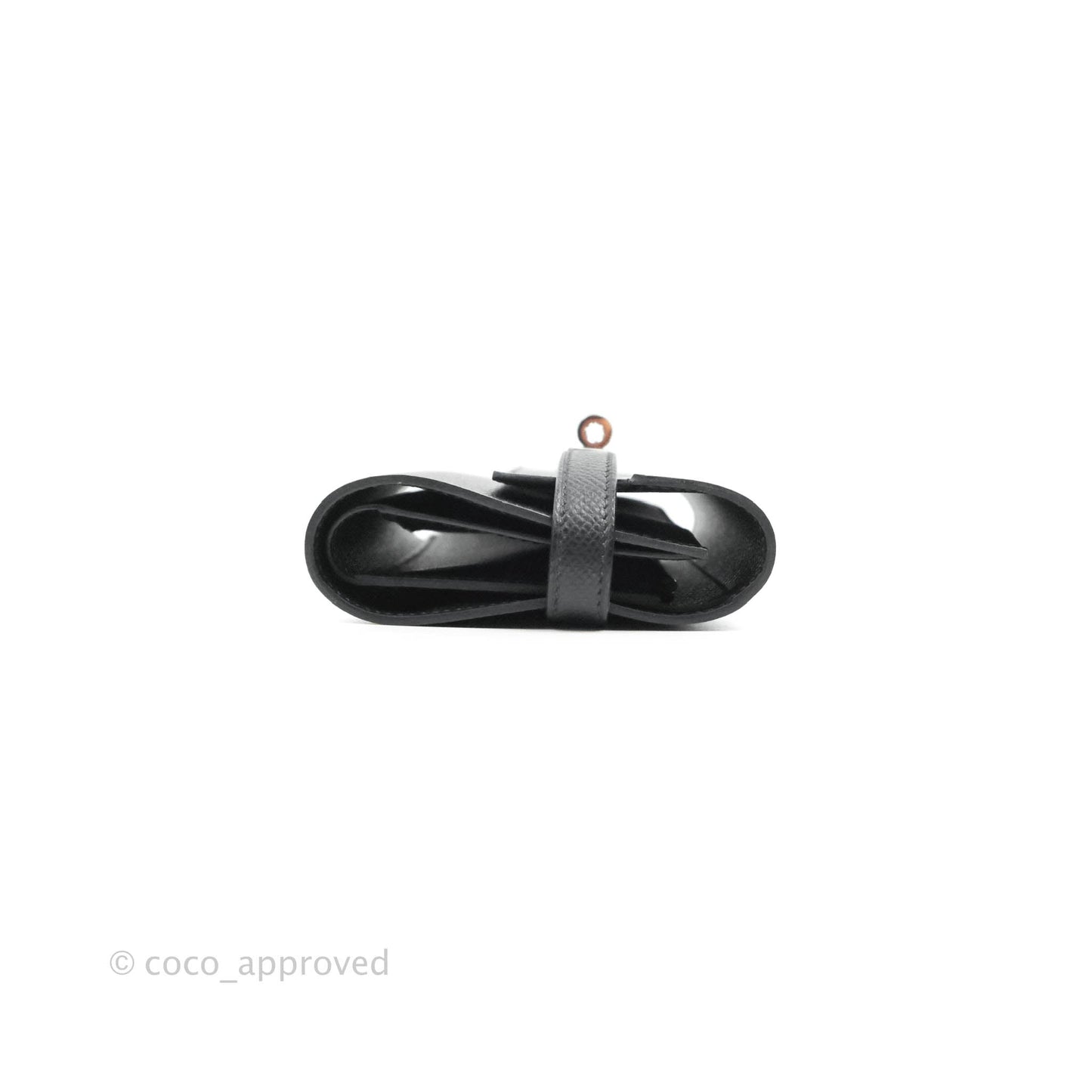 Hermès Small Kelly Wallet Black Epsom Palladium Hardware