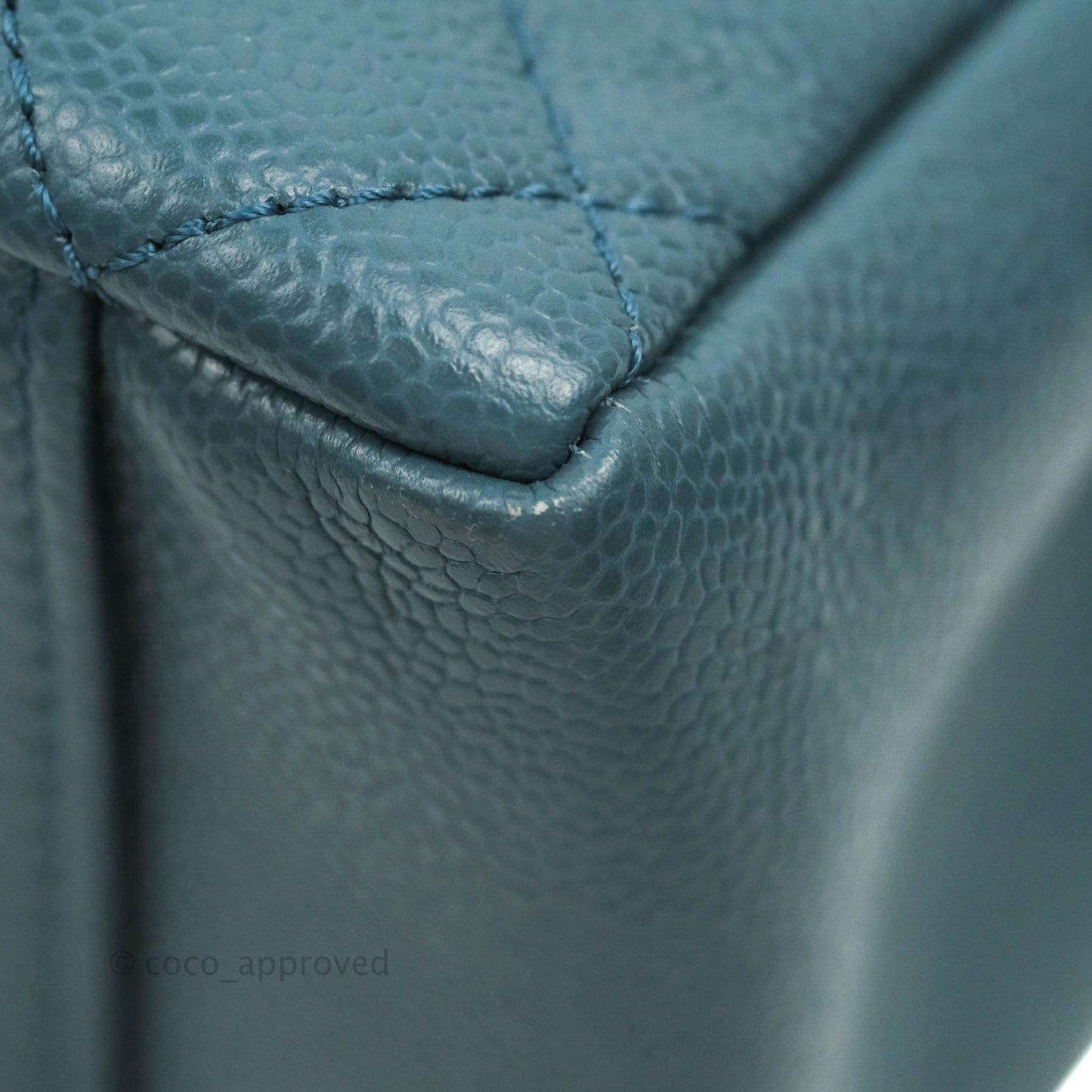 Chanel GST Blue Caviar Silver Hardware