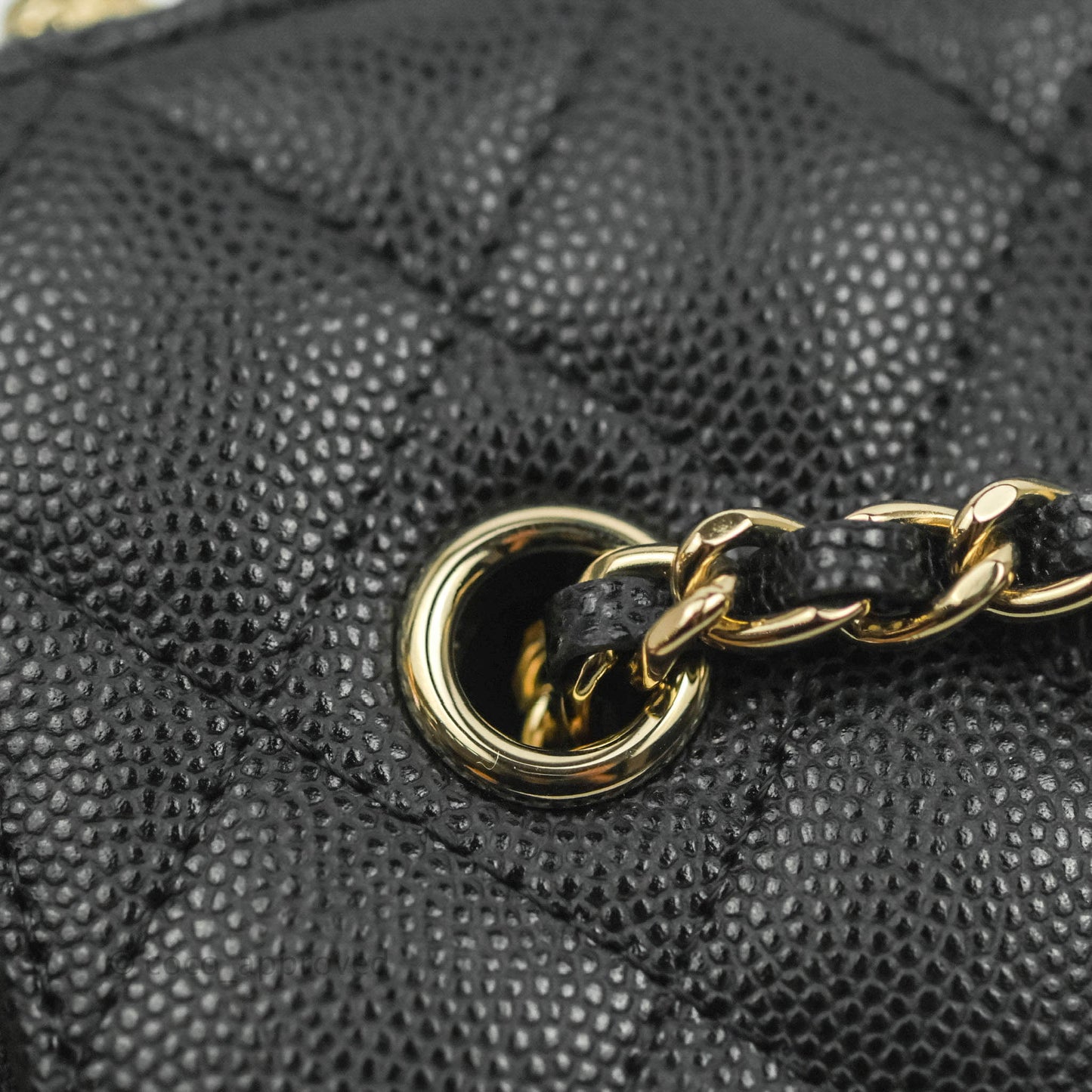 Chanel Classic Vanity Rectangular Black Caviar Gold Hardware