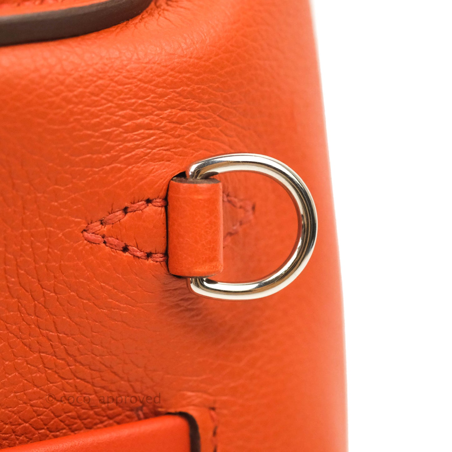 Hermès 24/24 21 Mini Terre Battue Palladium Hardware