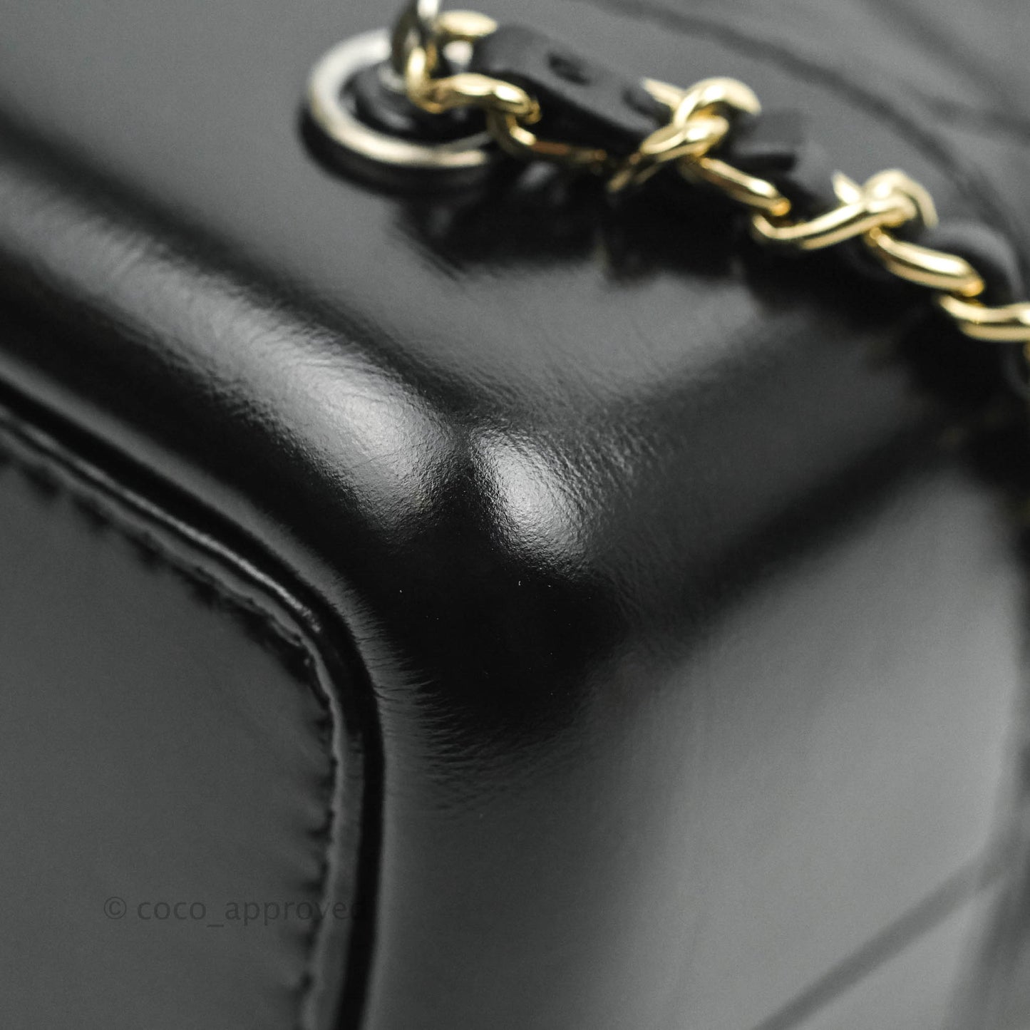 Chanel Small Gabrielle Backpack Black Aged Calfskin
