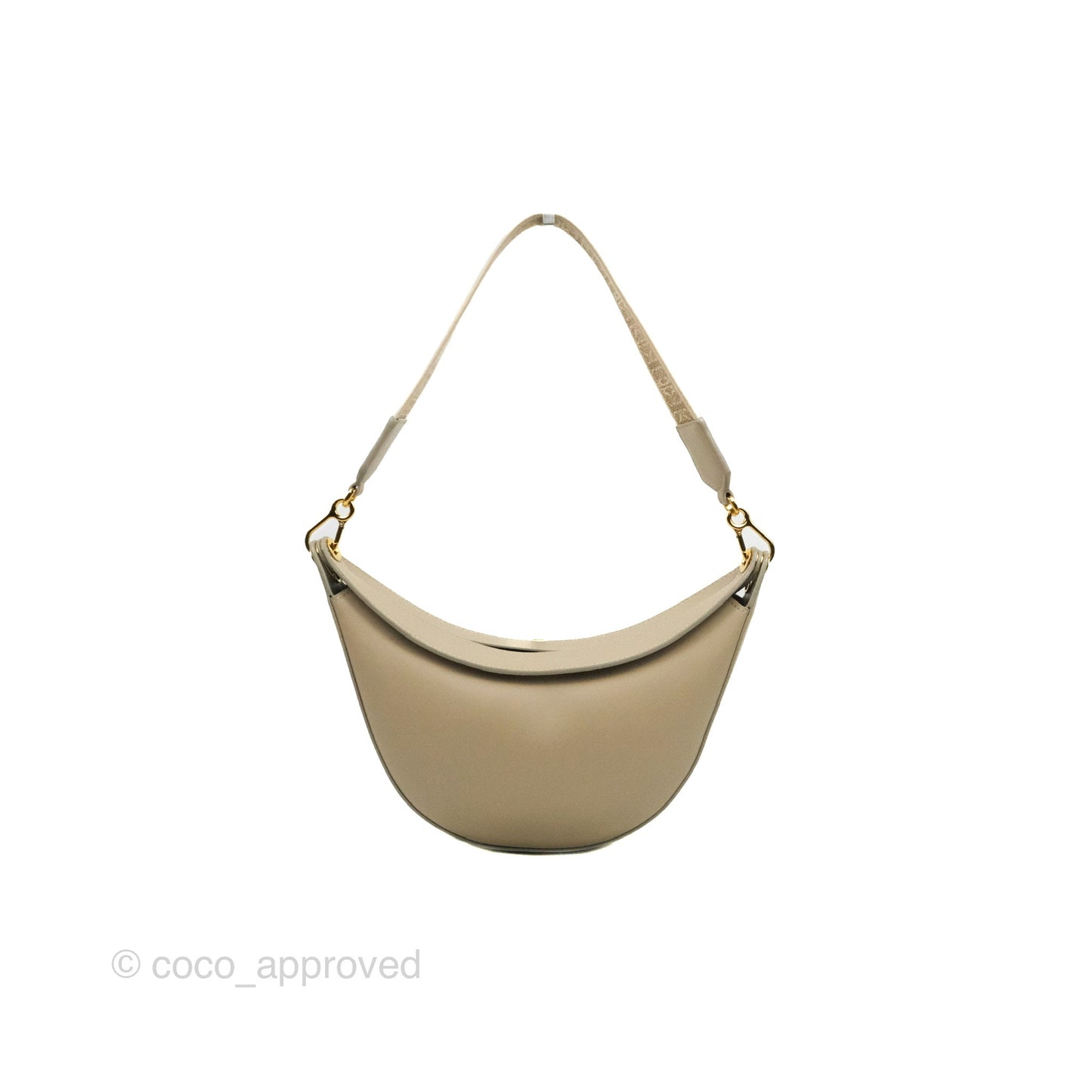 Loewe Small Luna Shoulder Bag Light Oat Calfskin