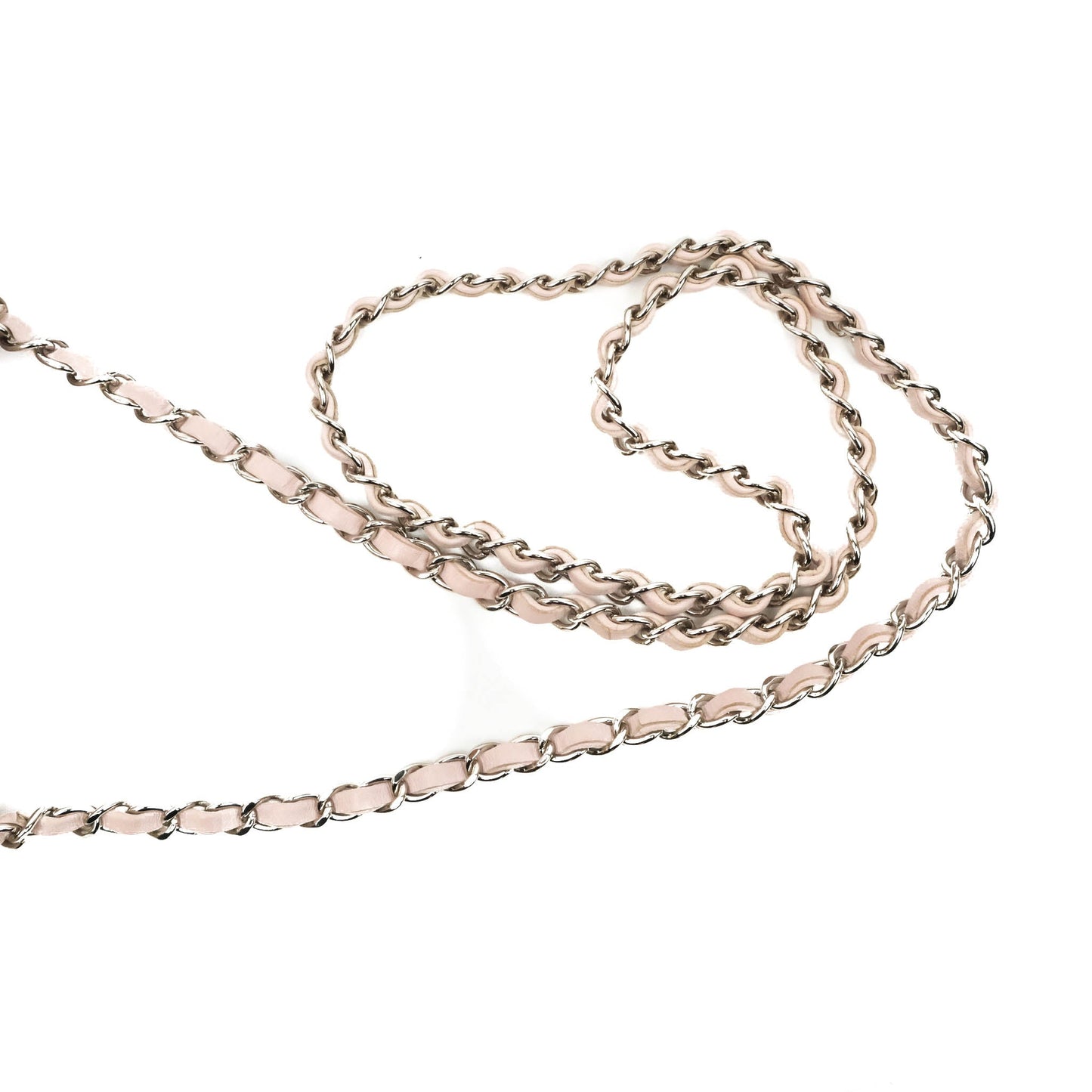 Chanel Quilted Mini Rectangular Flap Light Pink Lambskin Silver Hardware