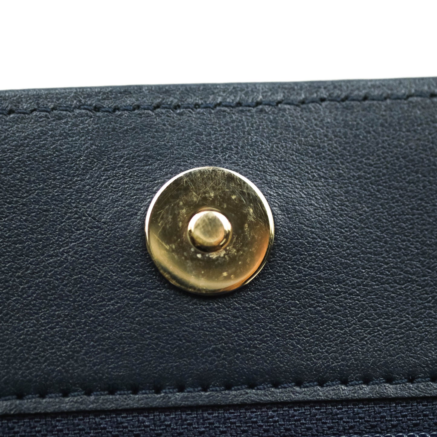 Chanel Quilted Boy Wallet on Chain WOC Navy Caviar Gold Hardware